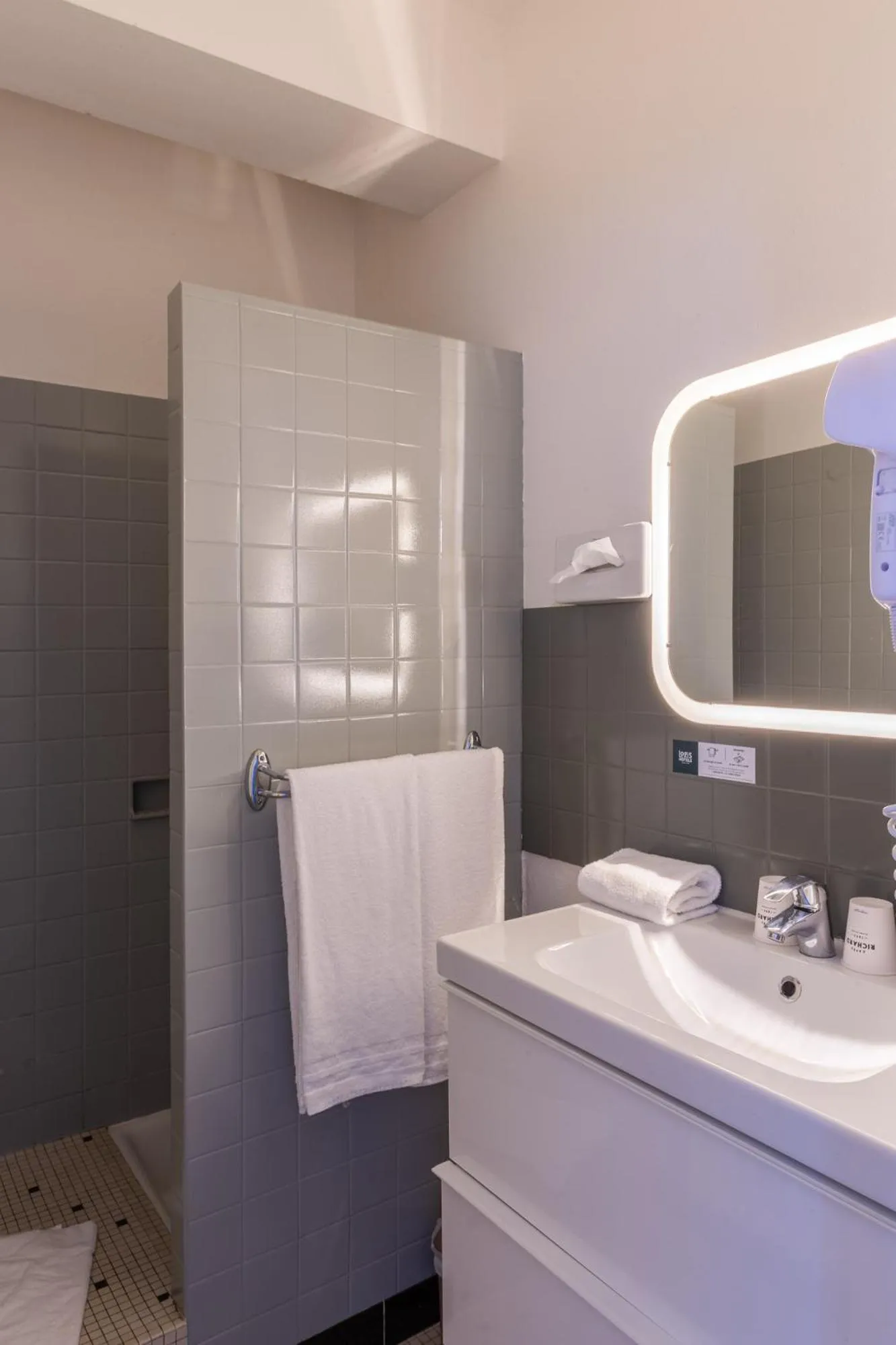 Bathroom in Hôtel Restaurant Du Château