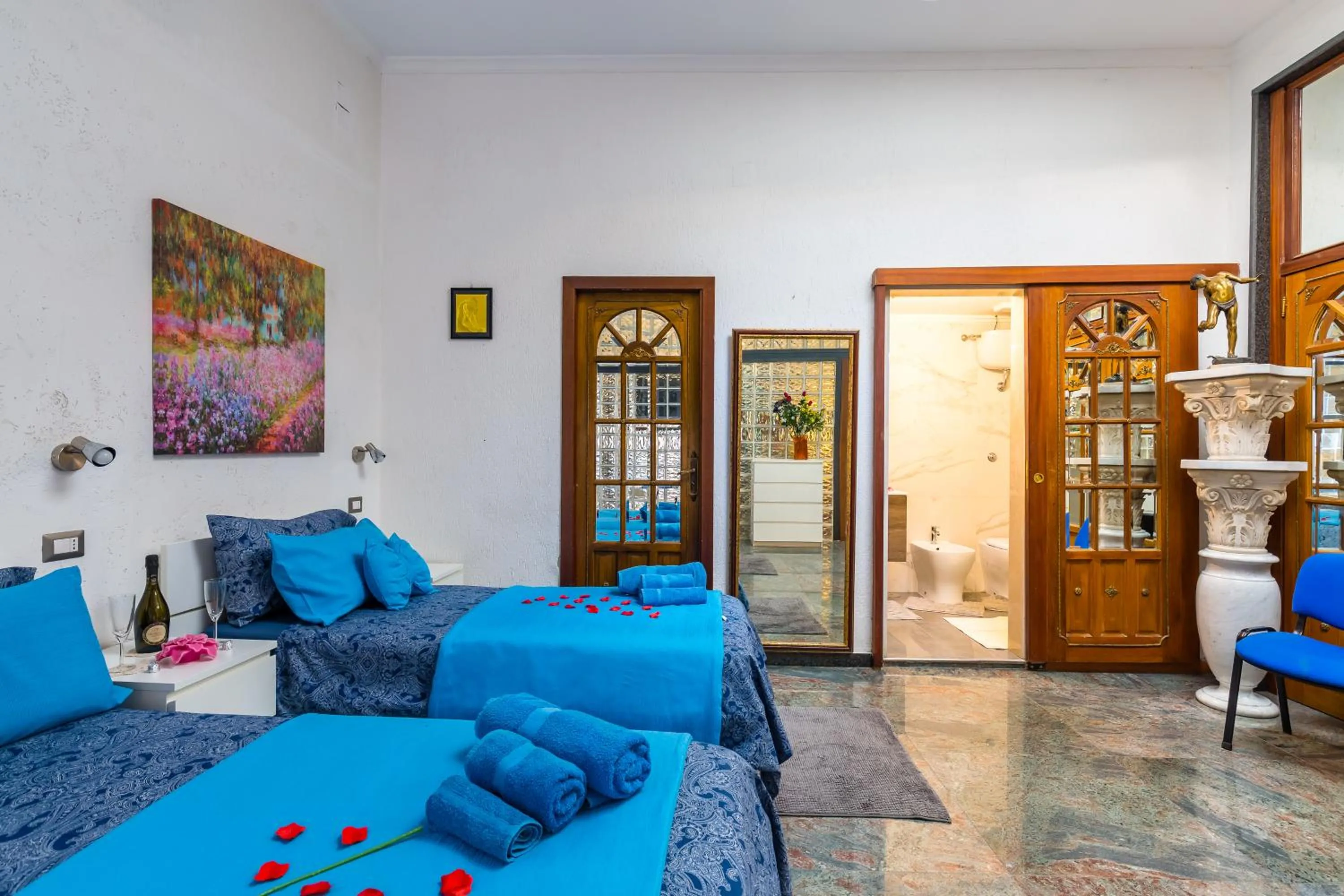 Bedroom in Museo Filangieri Suite
