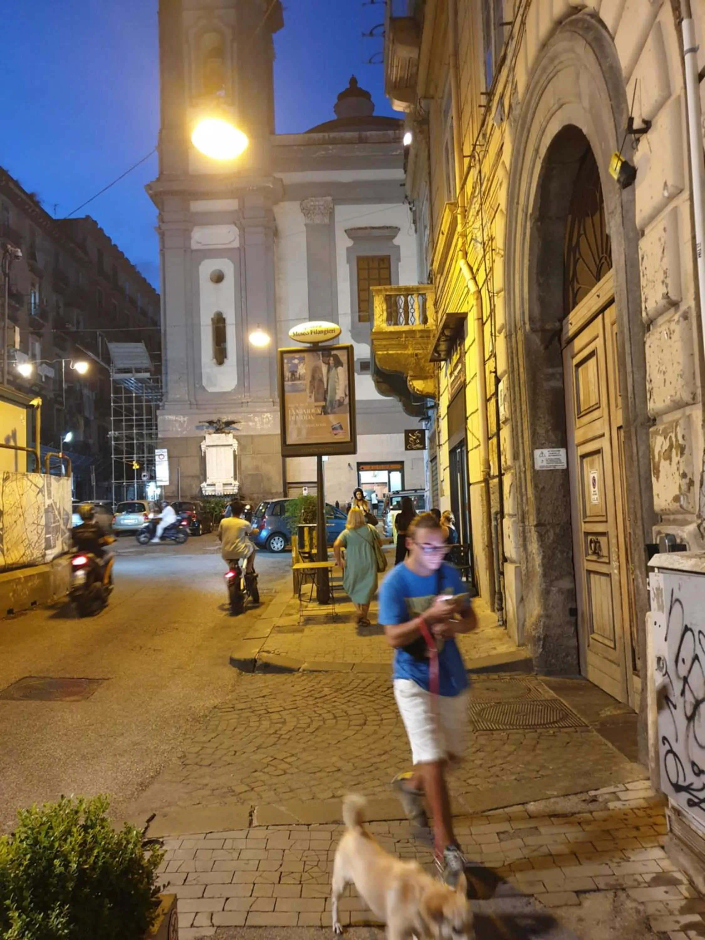 Street view in Museo Filangieri Suite