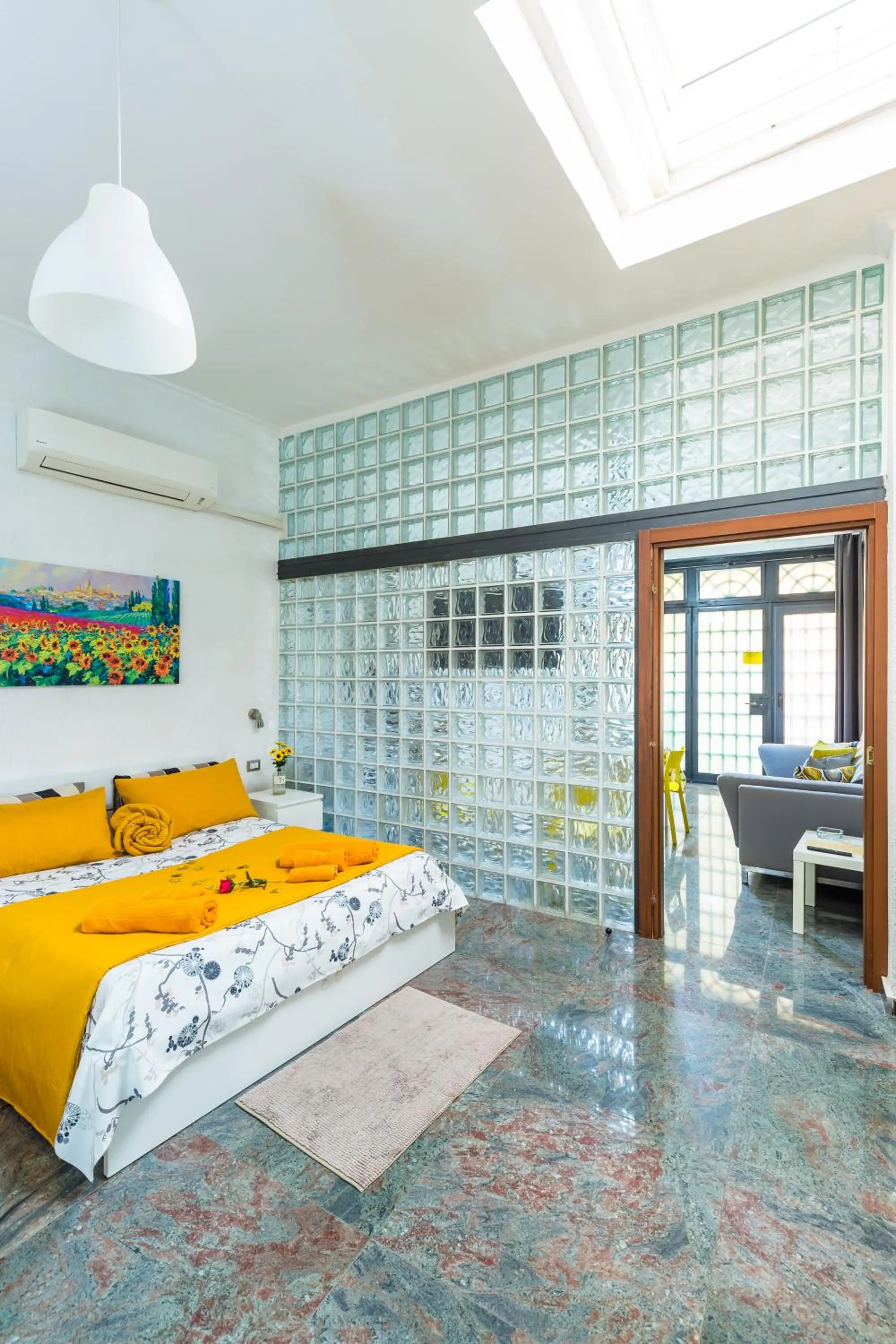 Photo of the whole room, Bed in Museo Filangieri Suite
