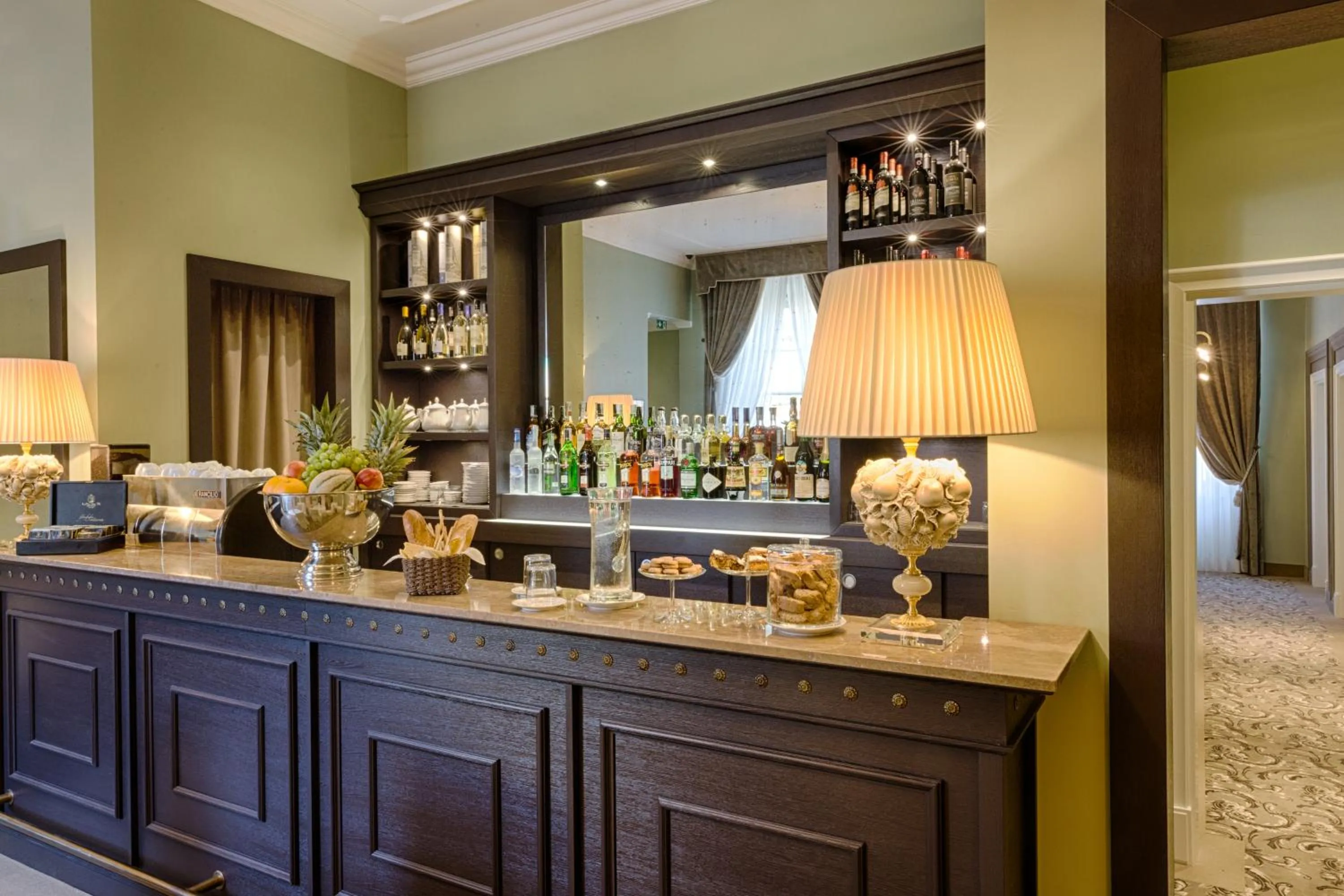Dining area in Palazzo Roselli Cecconi