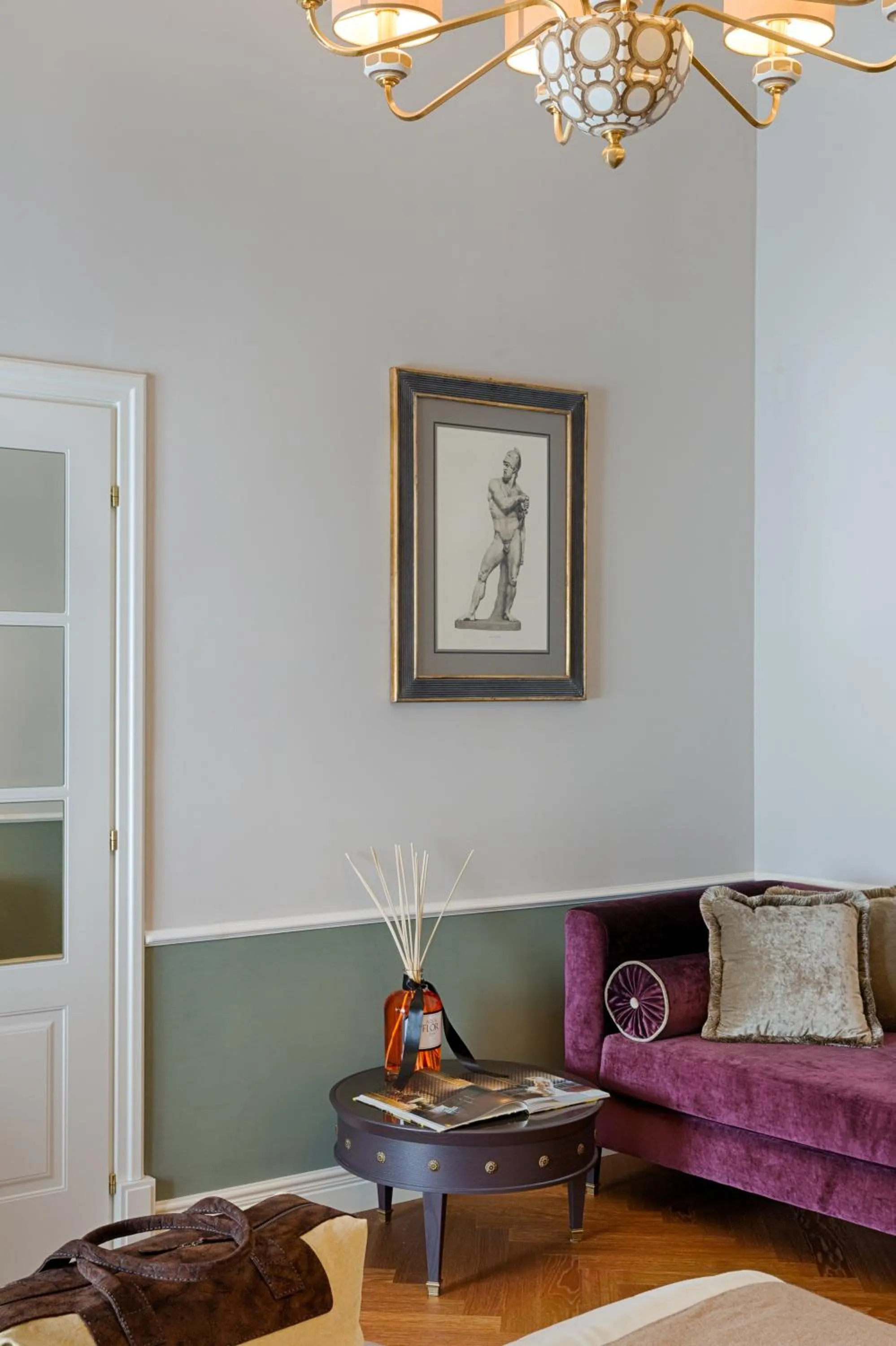 Decorative detail in Palazzo Roselli Cecconi