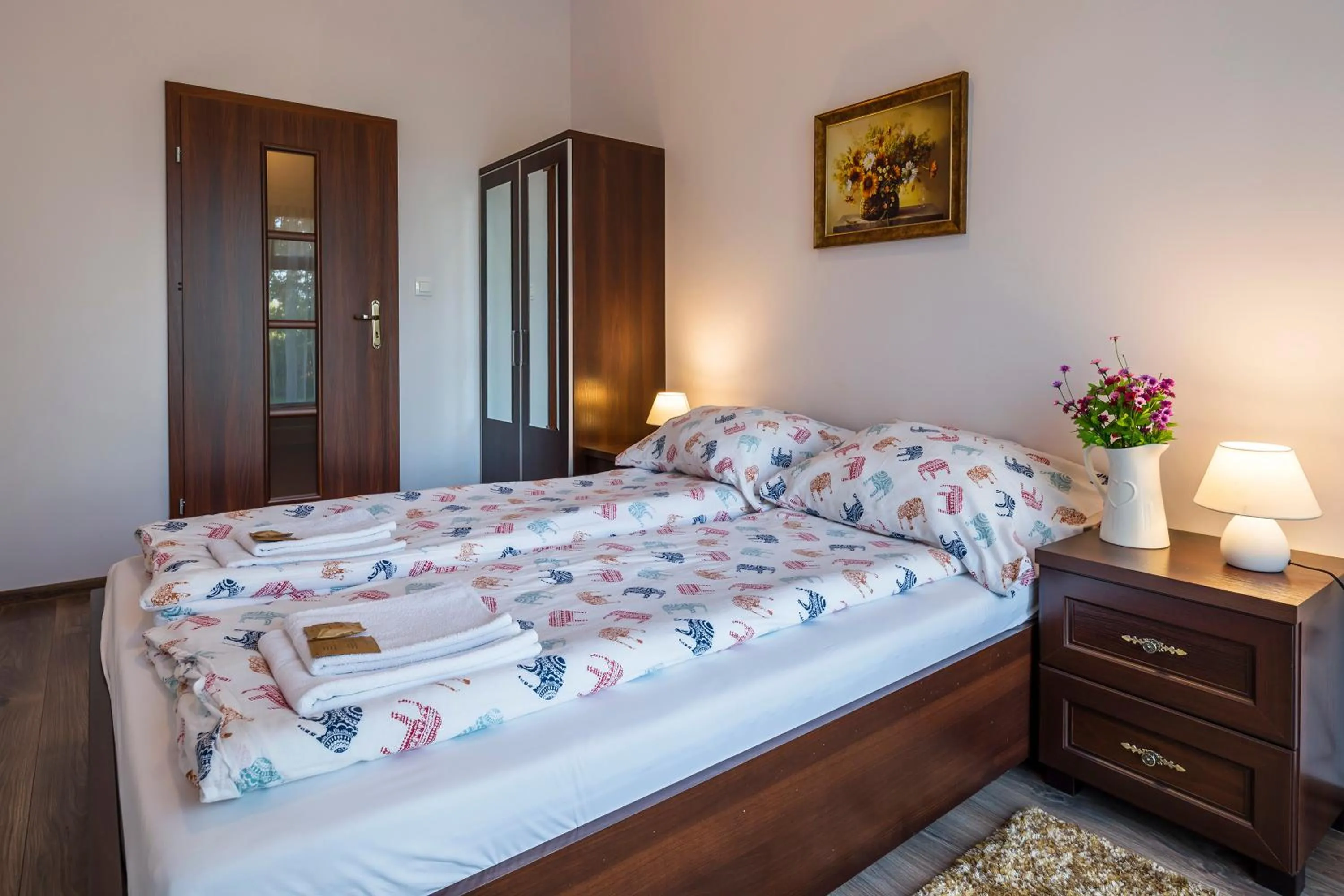 Bed in Mala Italia Apartments