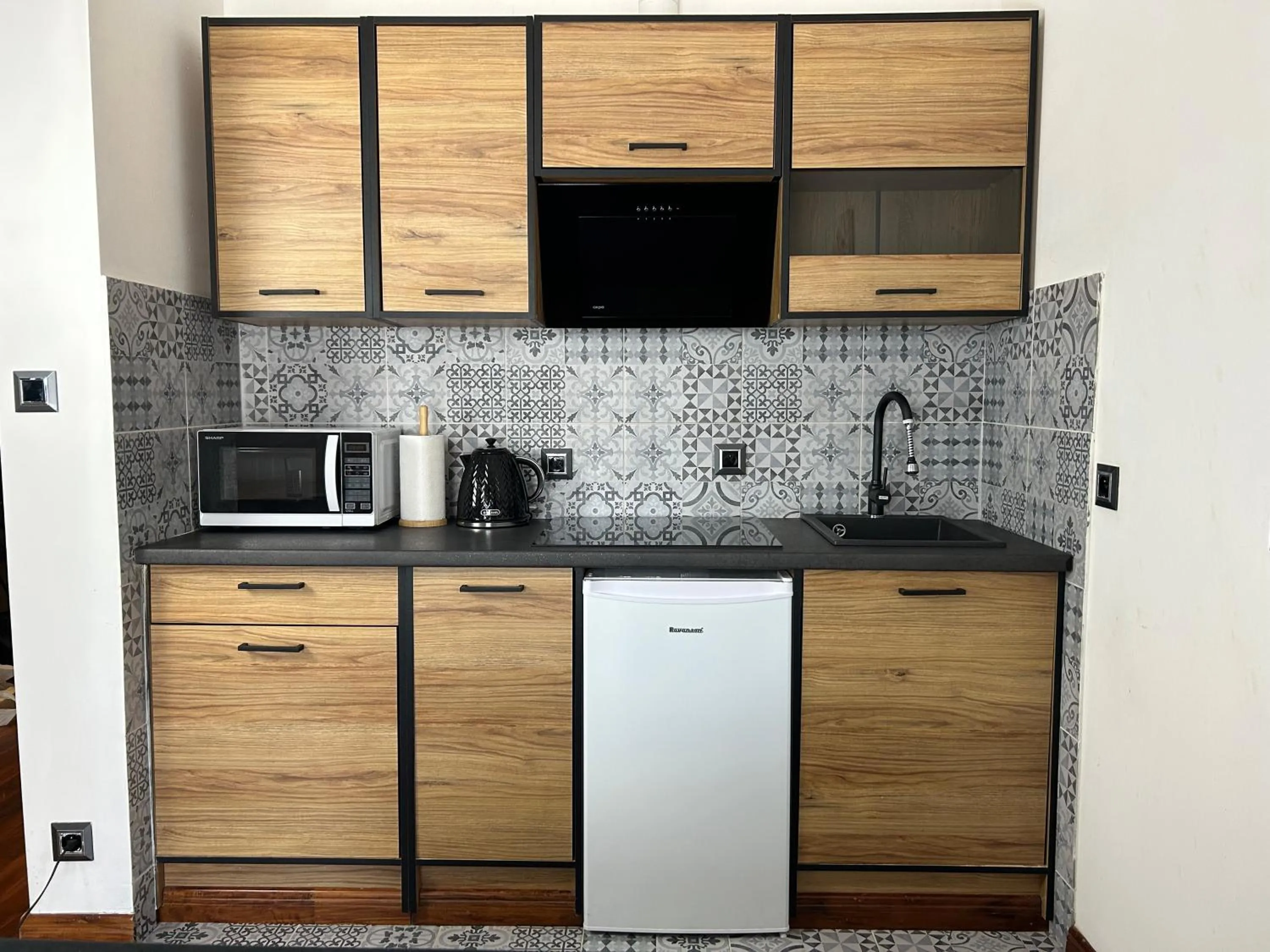 Kitchen or kitchenette in Mala Italia Apartments