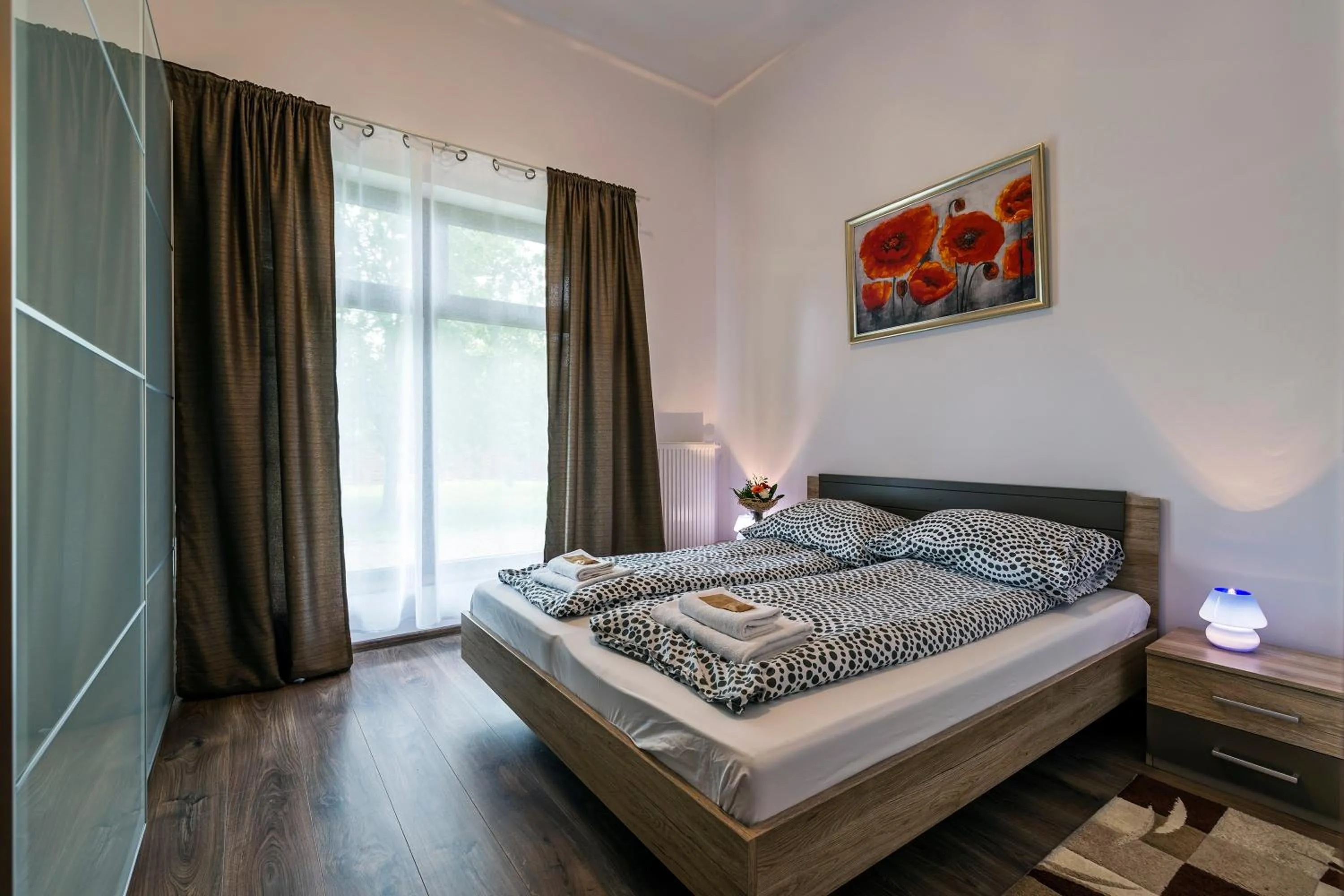 Bed in Mala Italia Apartments