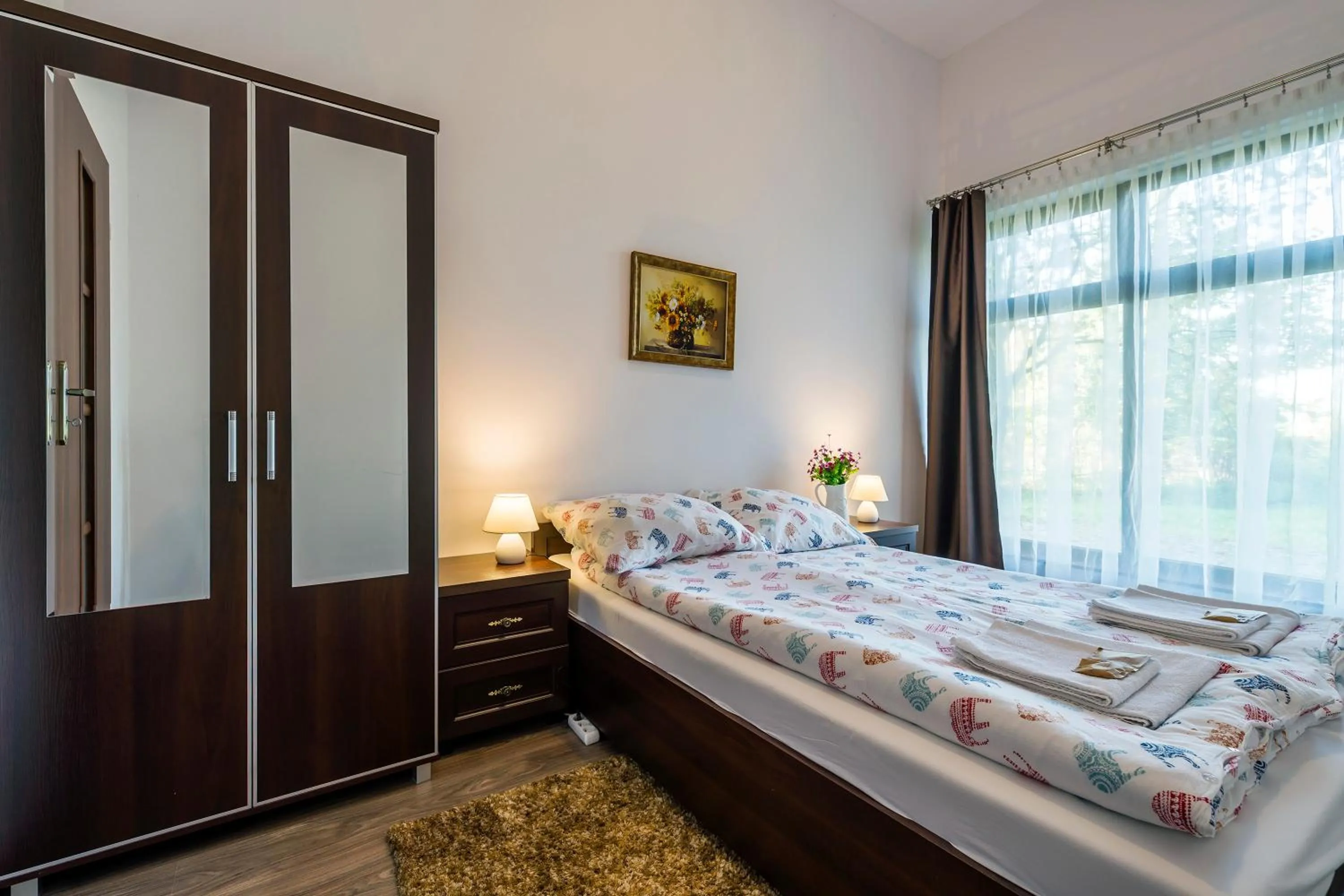 Bed in Mala Italia Apartments