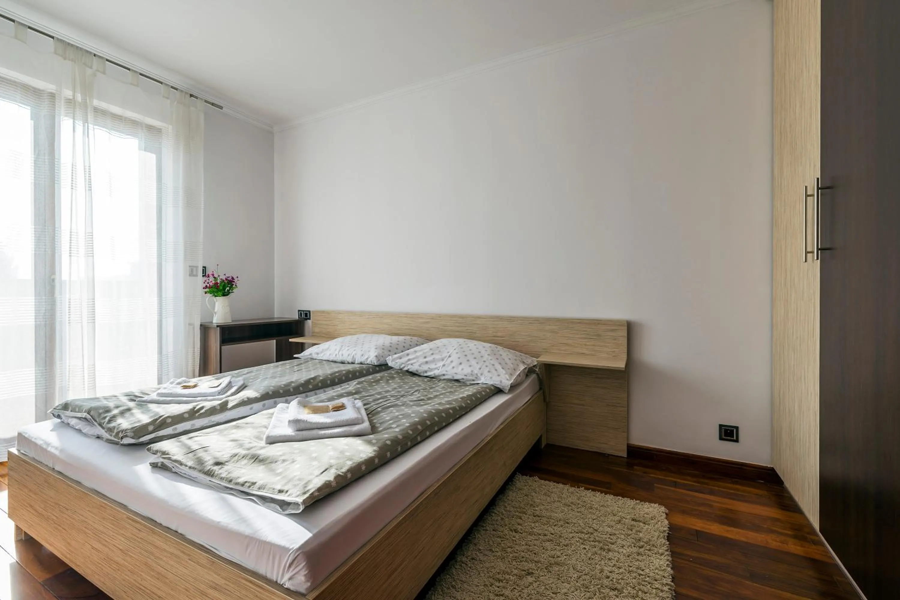 Bed in Mala Italia Apartments