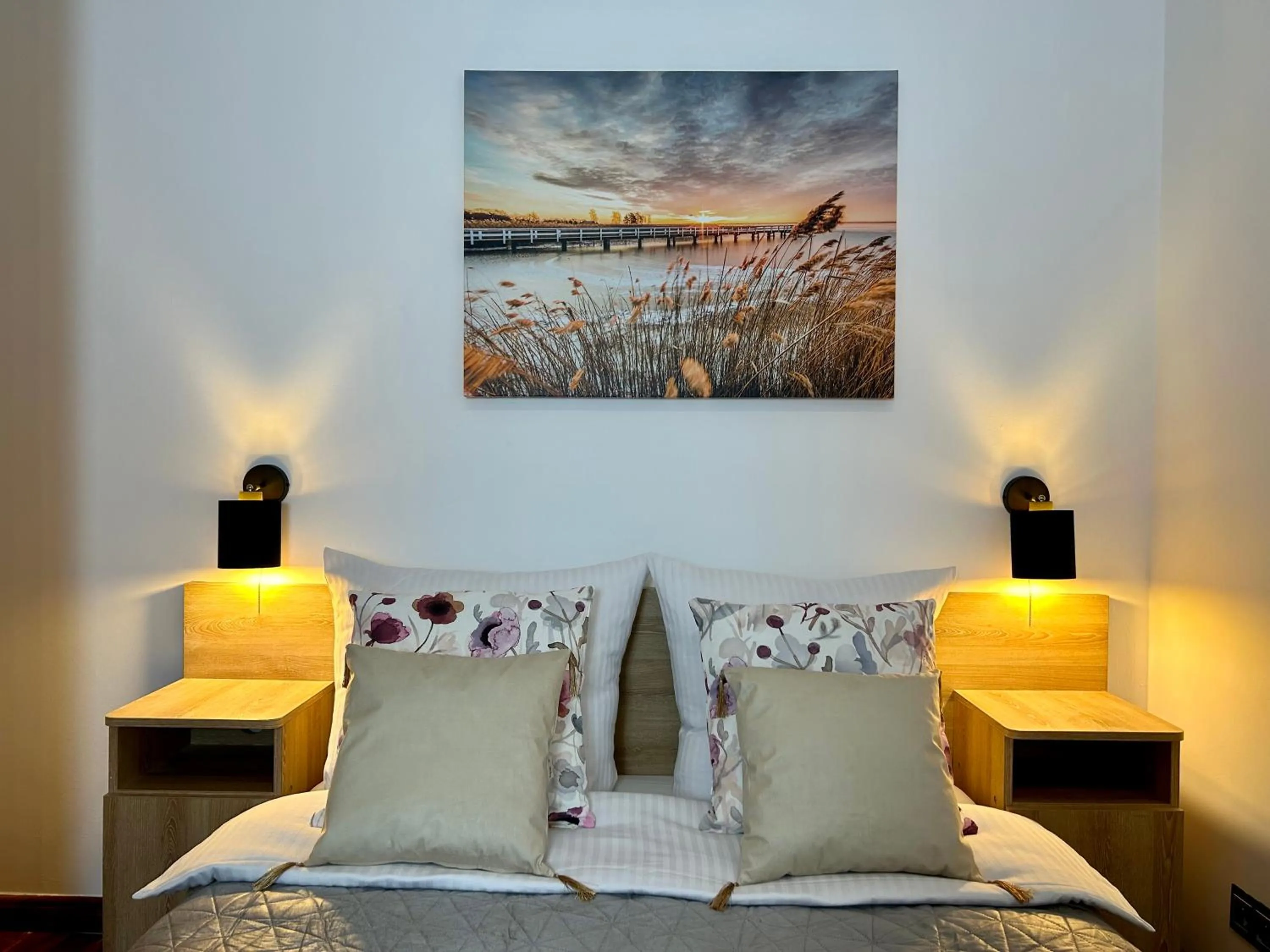Bed in Mala Italia Apartments
