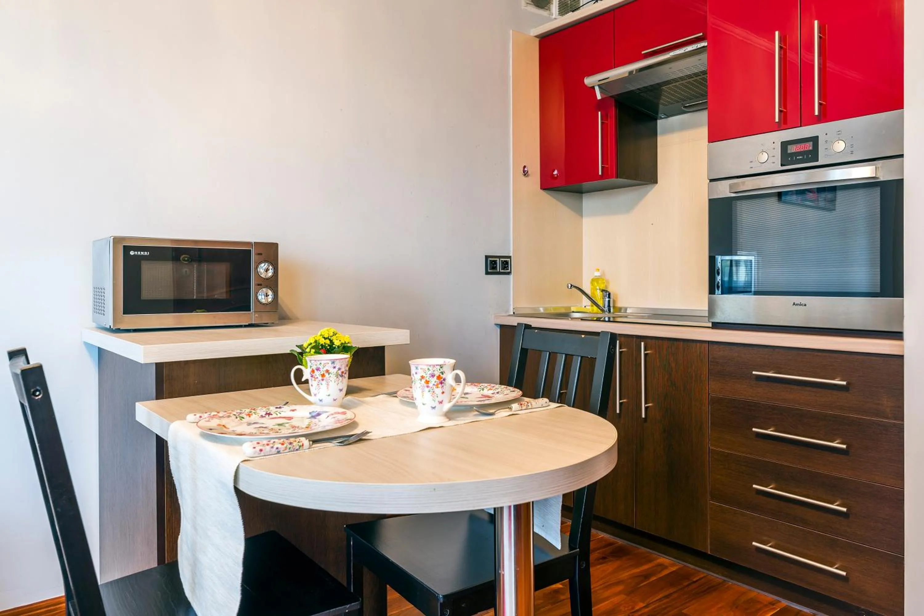 Kitchen or kitchenette in Mala Italia Apartments