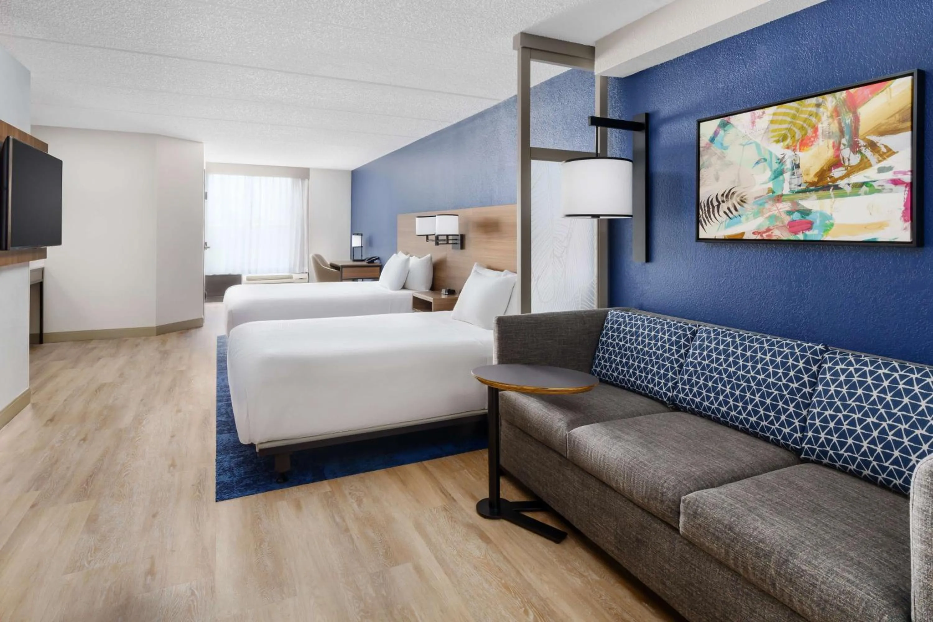 Bedroom, Bed in Hyatt Place across from Universal Orlando Resort