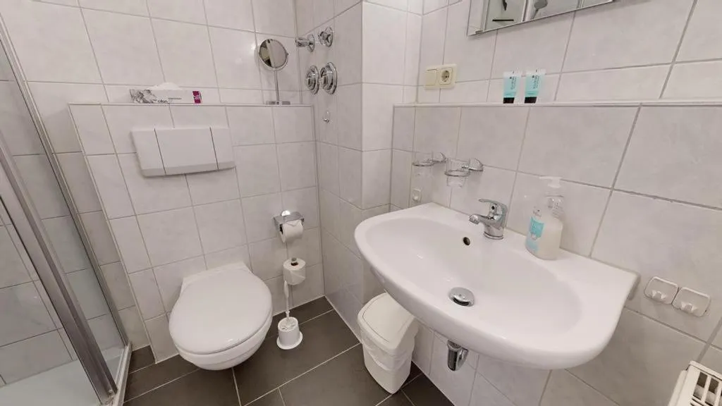 Bathroom in Appartementhaus Binzer Sterne
