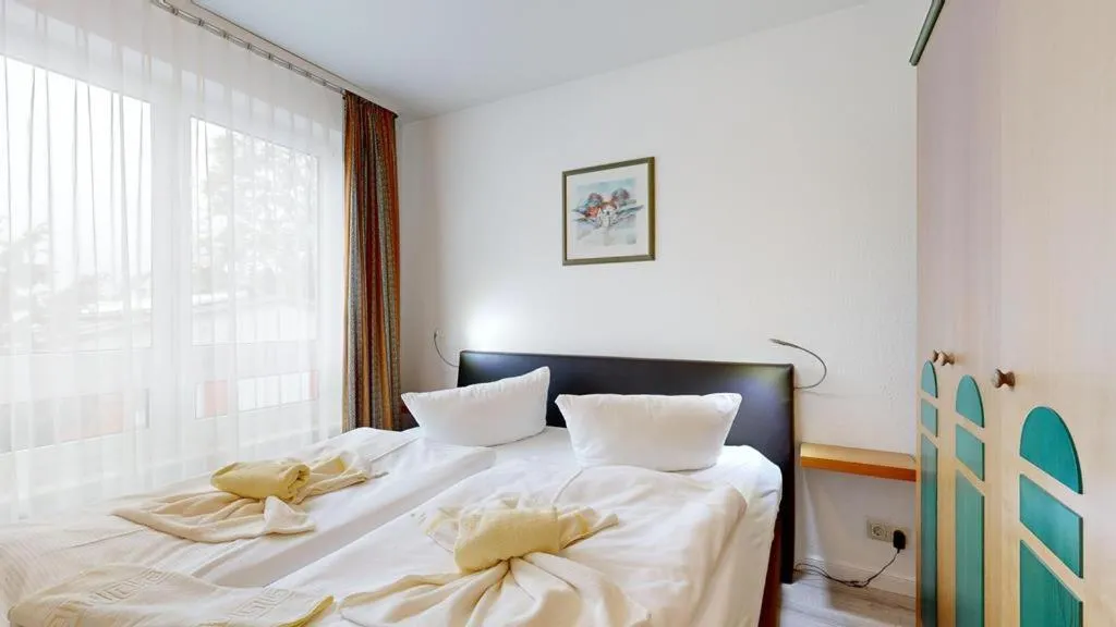 Bedroom, Bed in Appartementhaus Binzer Sterne