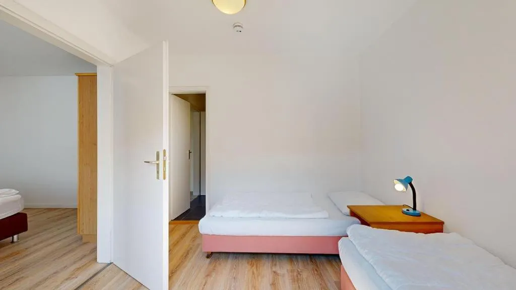 Bedroom, Bed in Appartementhaus Binzer Sterne
