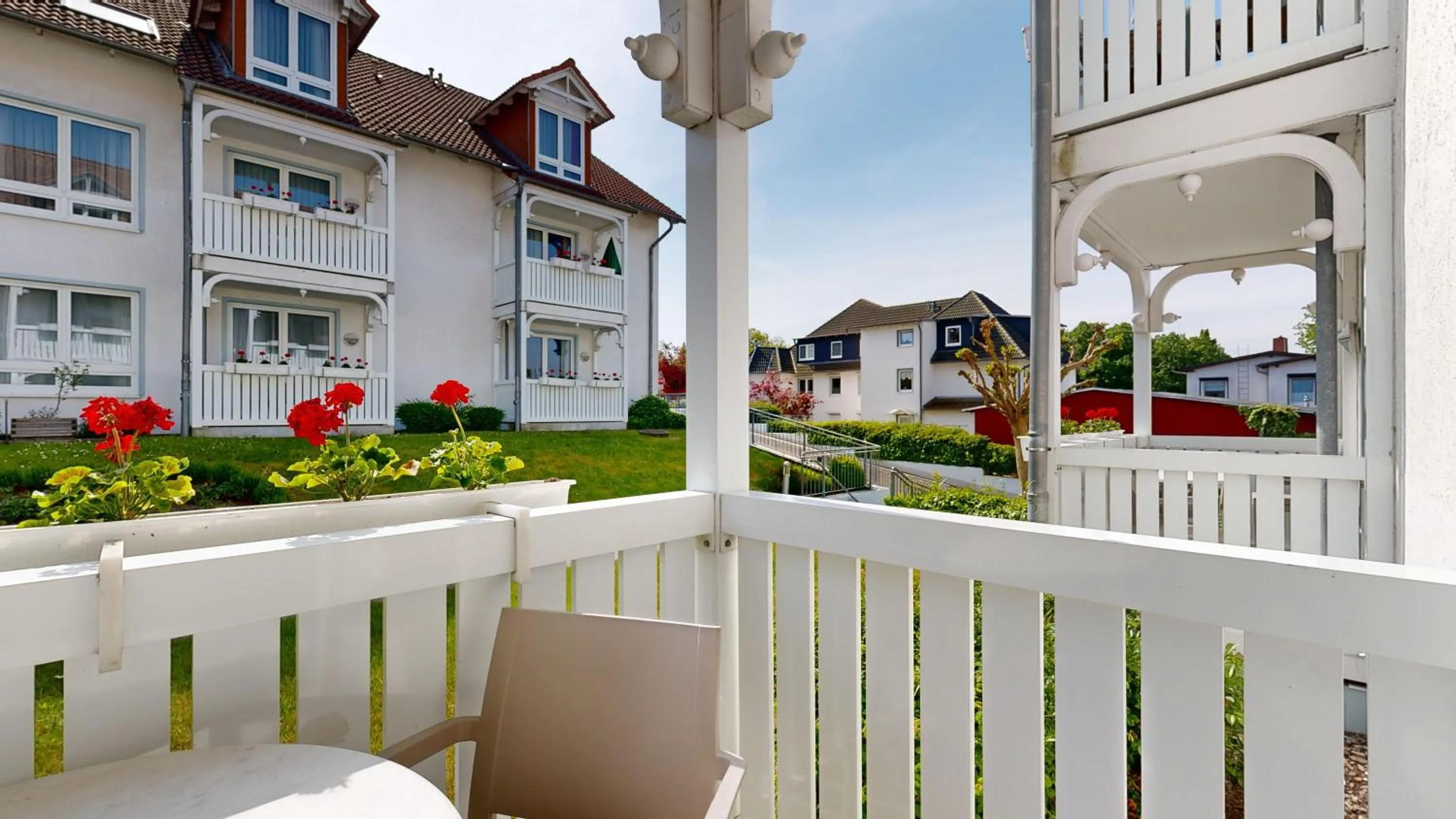 Balcony/Terrace in Appartementhaus Binzer Sterne
