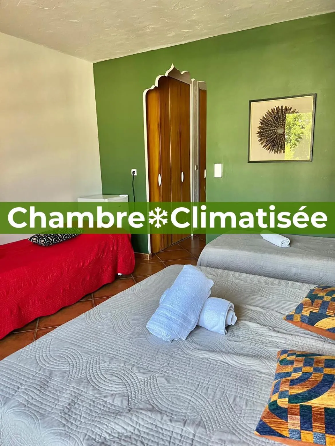 Bed in Hotel De La Gare