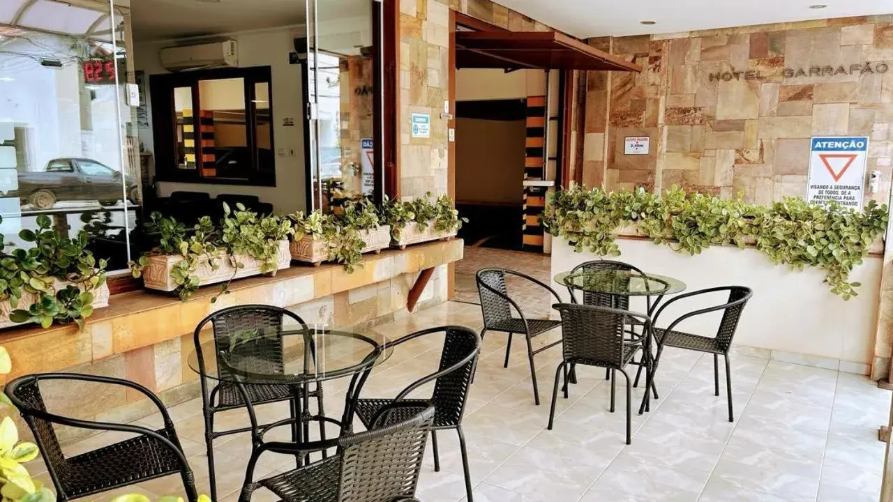 Lobby or reception in Hotel Garrafão Boituva Lobby or reception in Hotel Garrafão Boituva