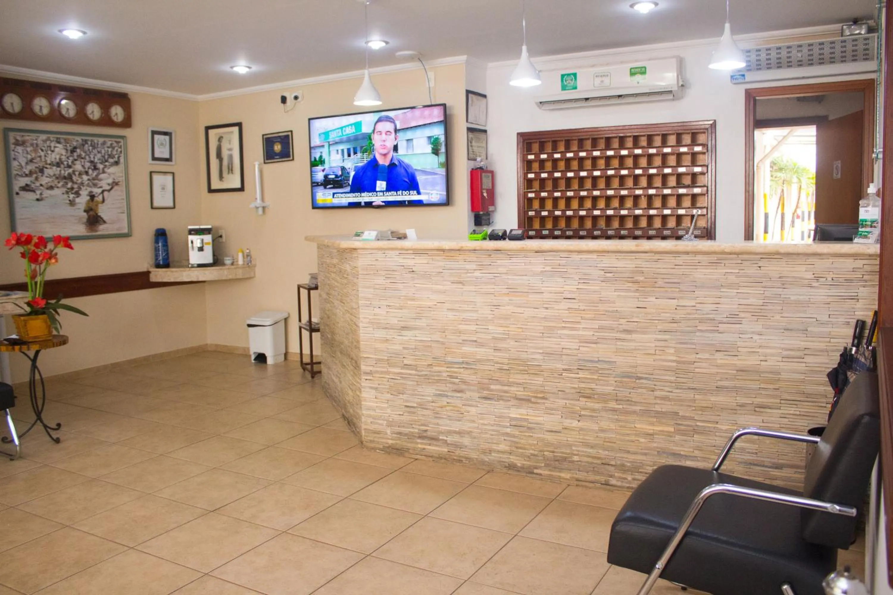 Lobby or reception in Hotel Garrafão Boituva - 5 min da Rod Castelo Branco KM 116