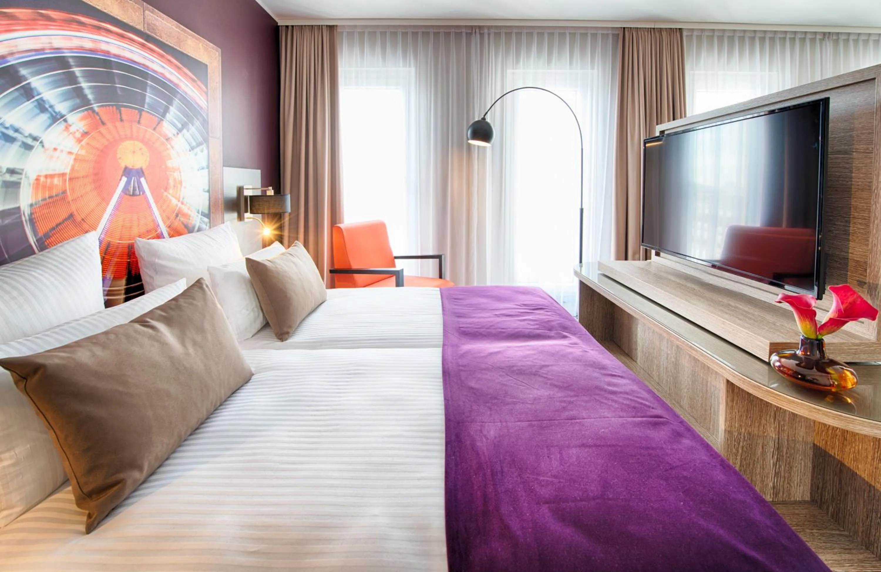 Bedroom, Bed in Leonardo Hotel Munich City South