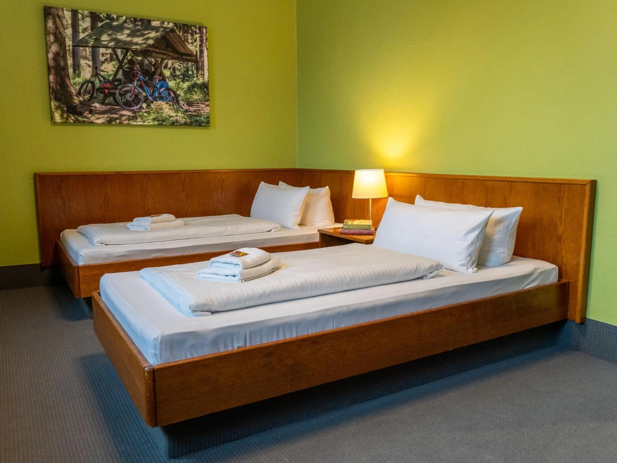 Photo of the whole room, Bed in k1 sporthotel - Bike & Ski inklusive Hotel