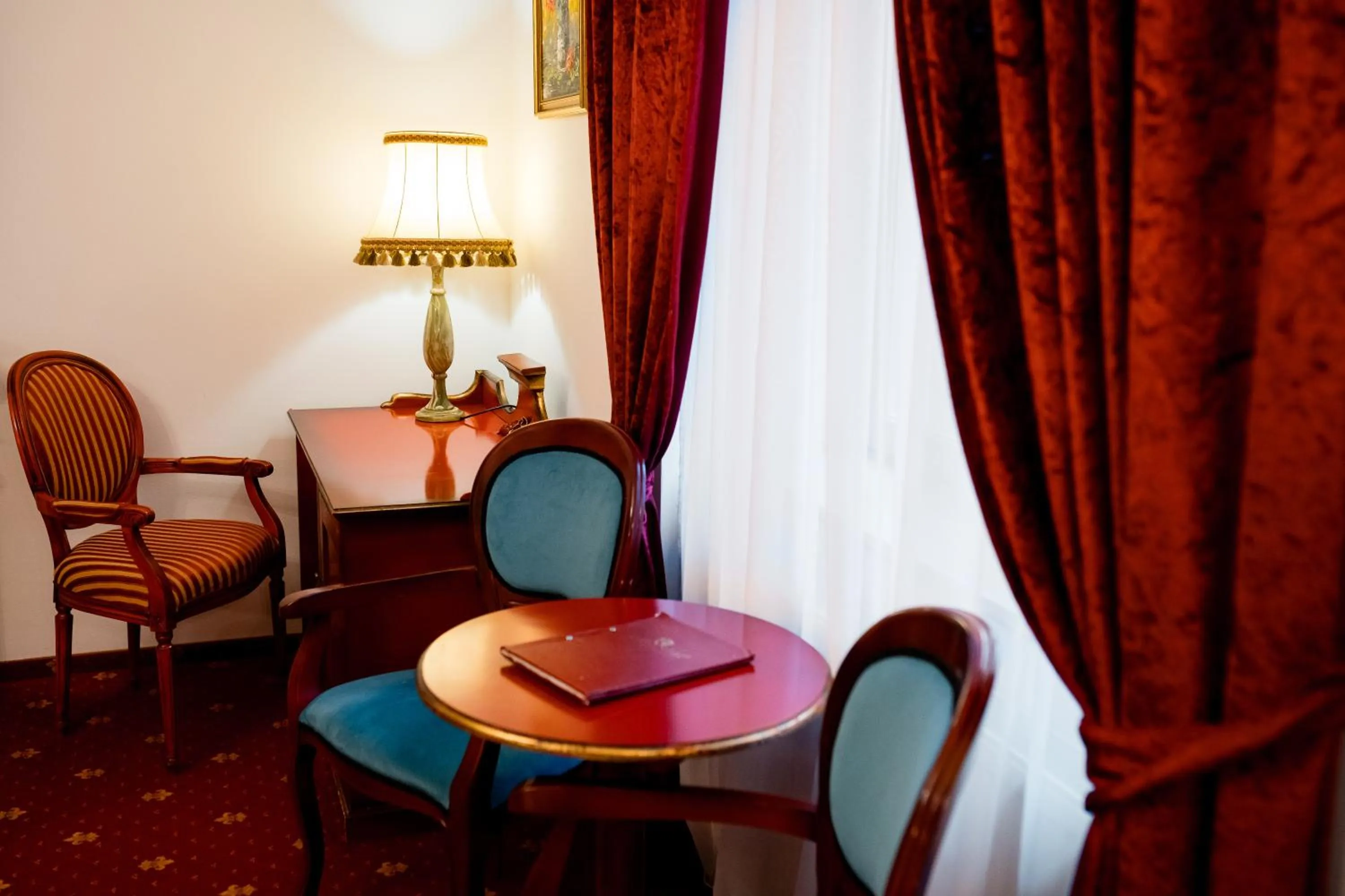 Seating area in Rosen Villa Sibiu