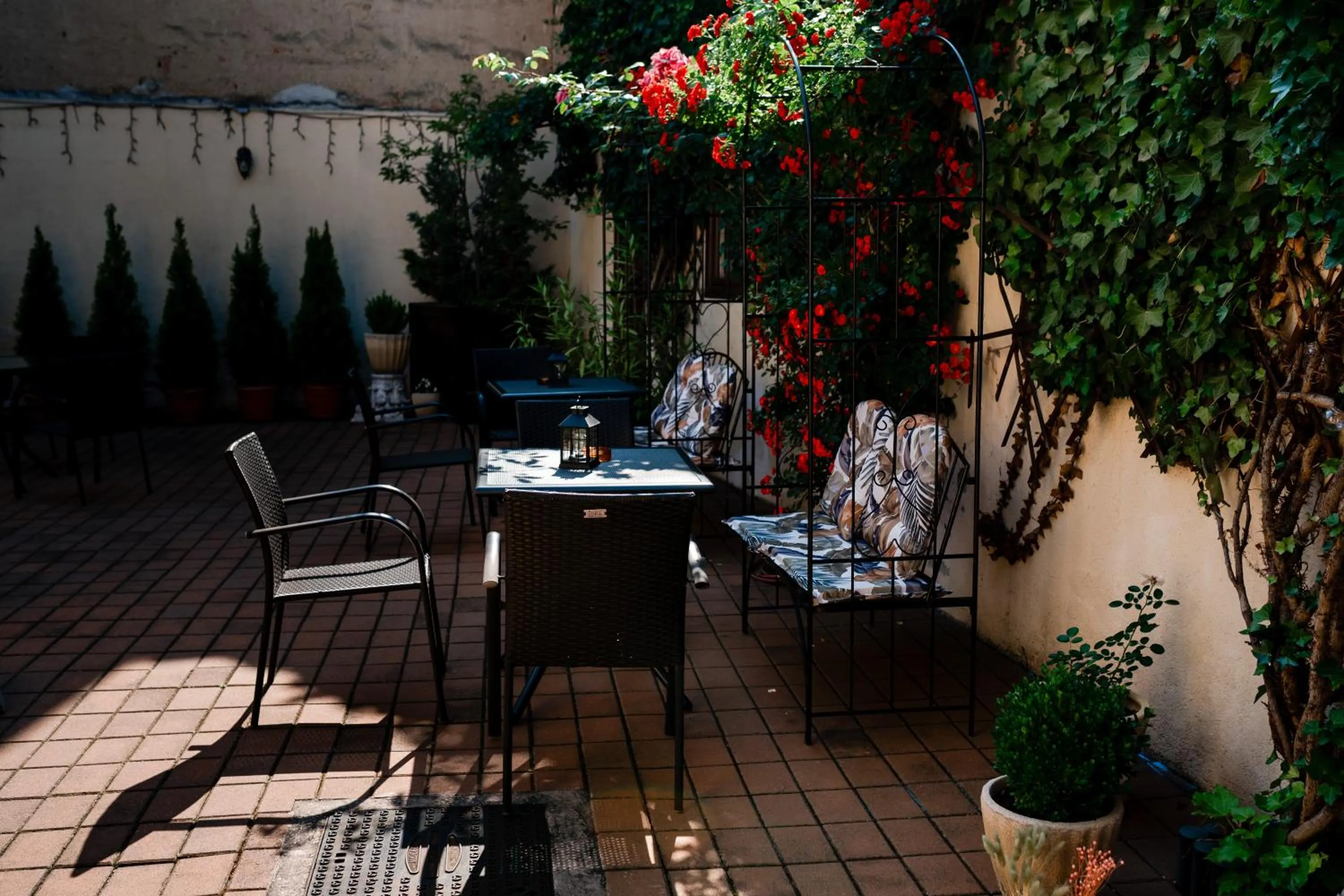 Patio in Rosen Villa Sibiu