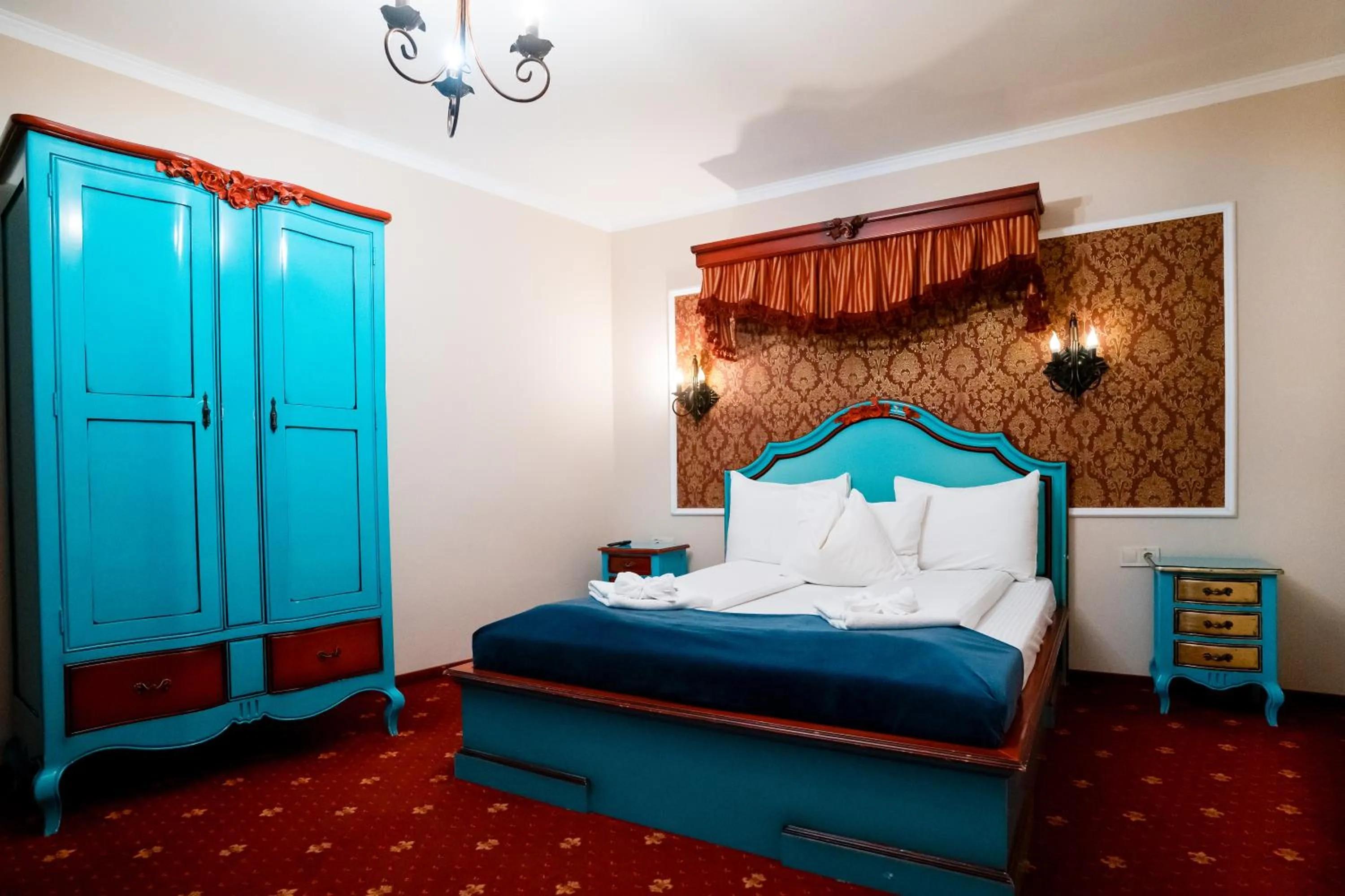 Bed in Rosen Villa Sibiu