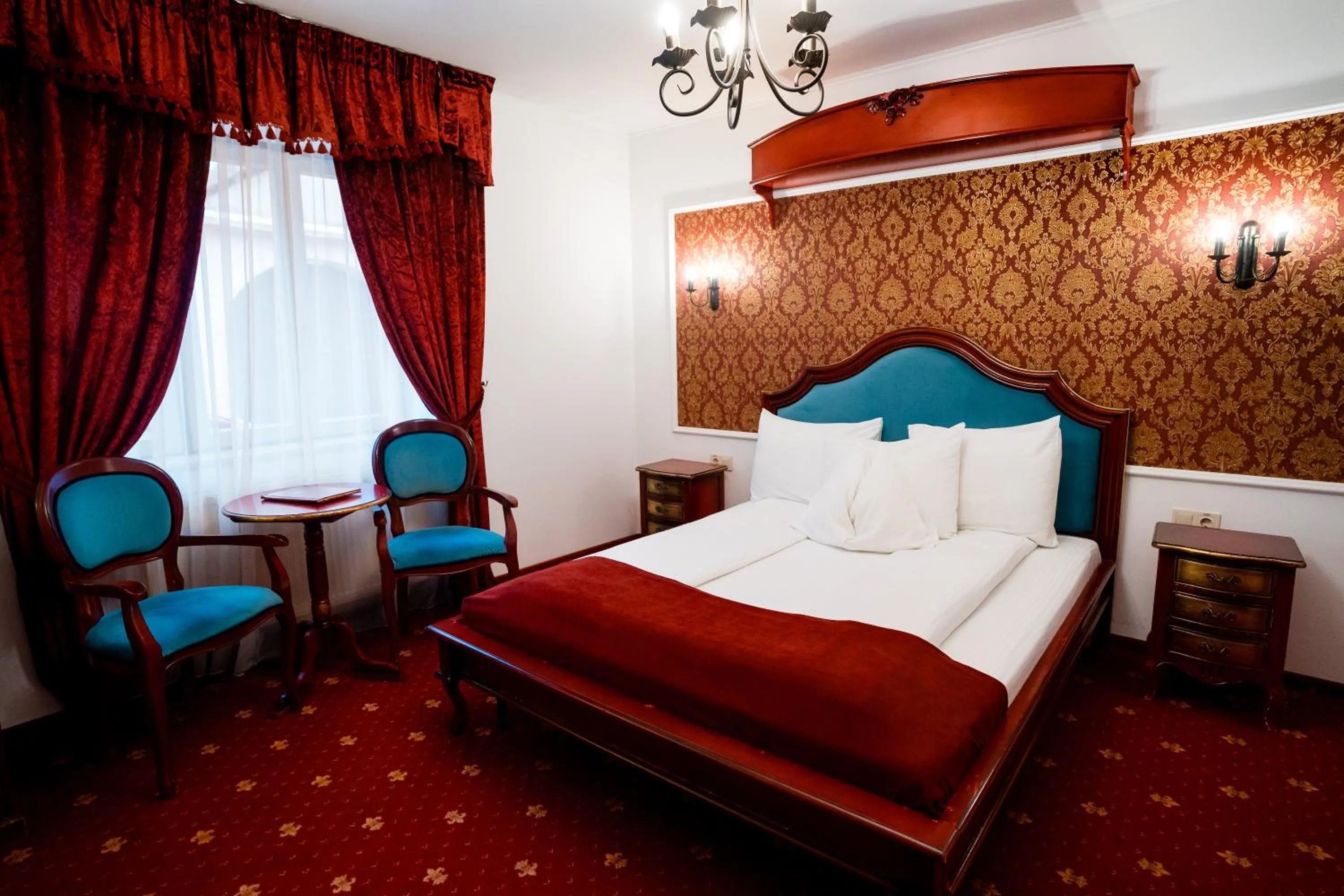 Bed in Rosen Villa Sibiu