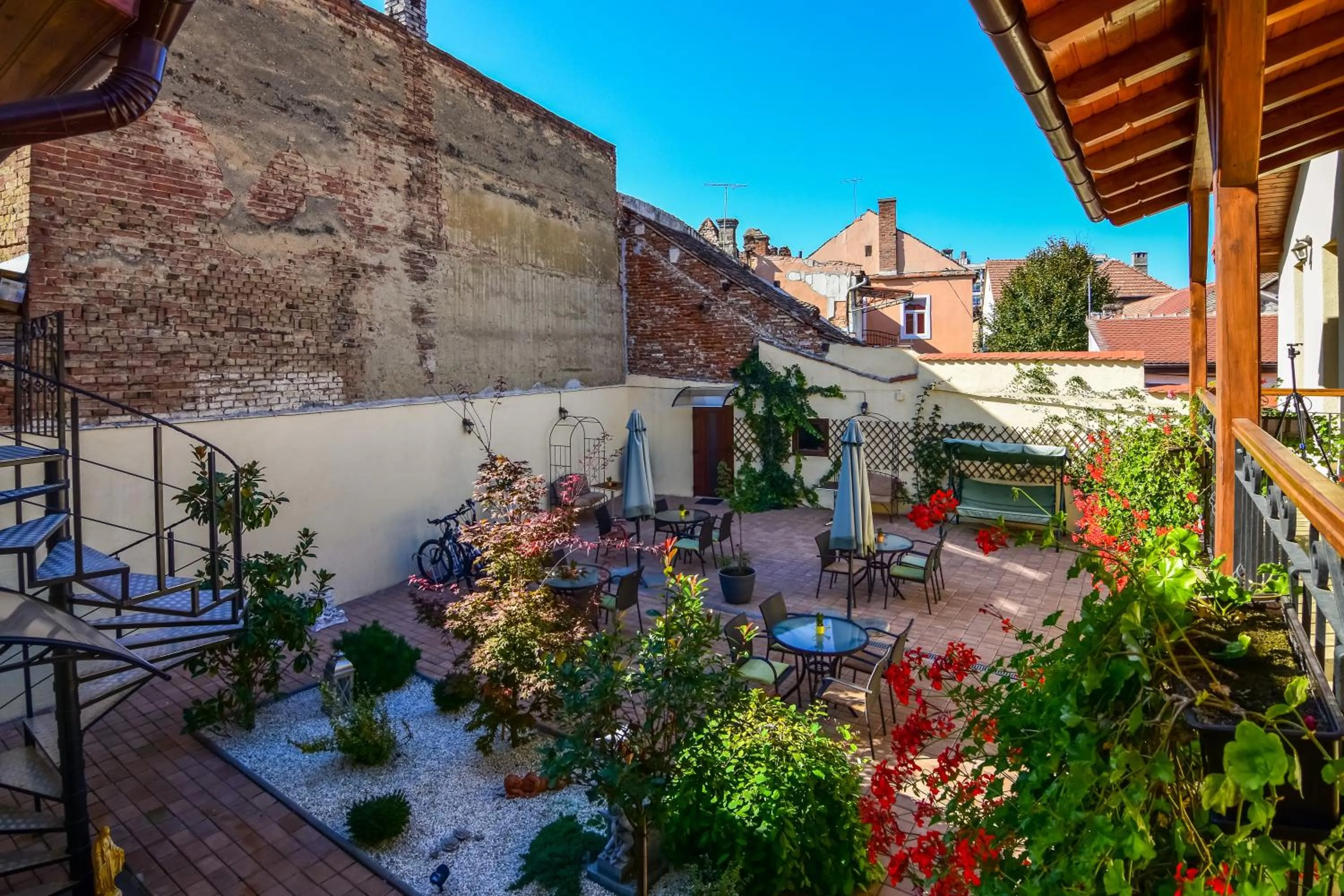 Garden in Rosen Villa Sibiu