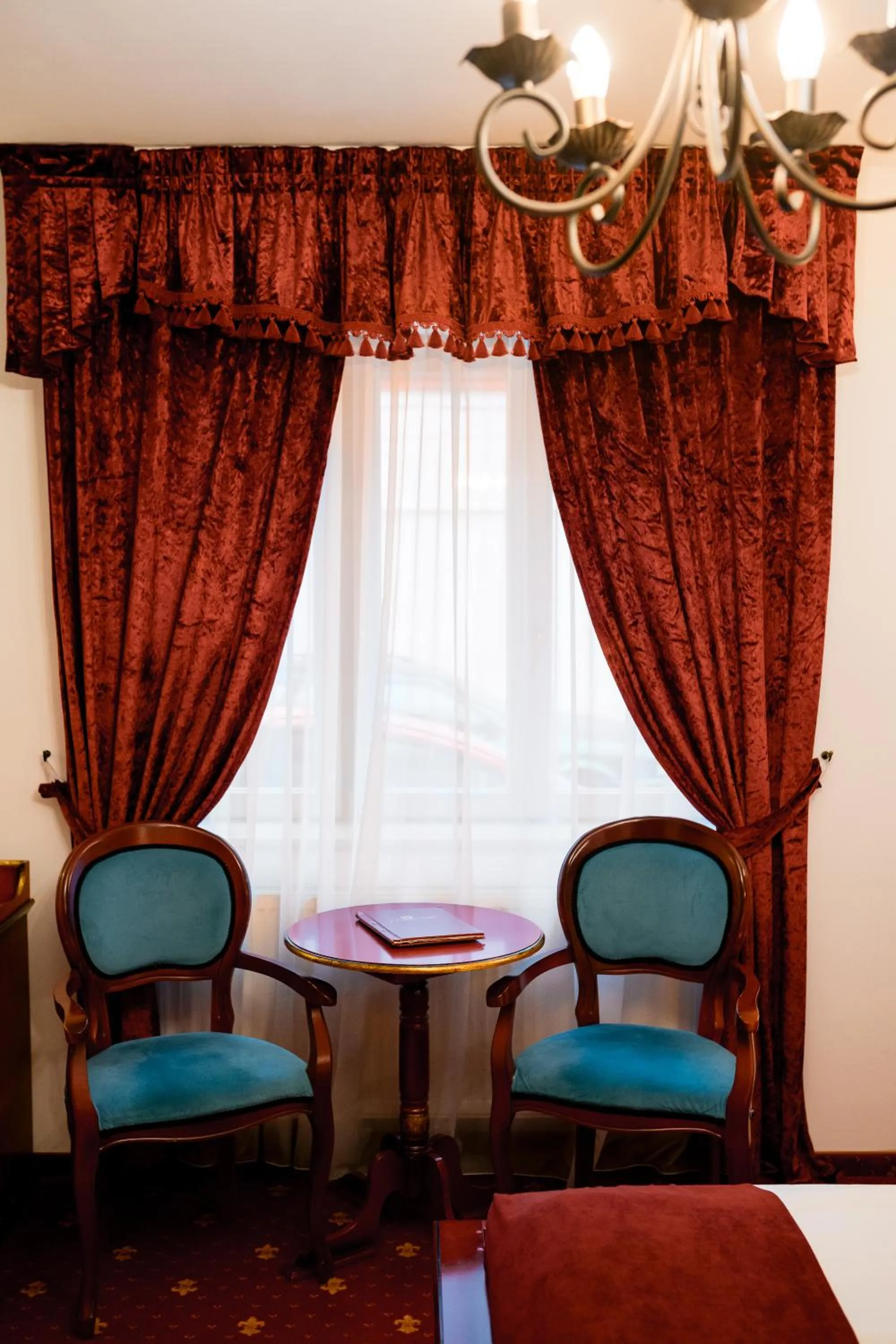 Seating area in Rosen Villa Sibiu