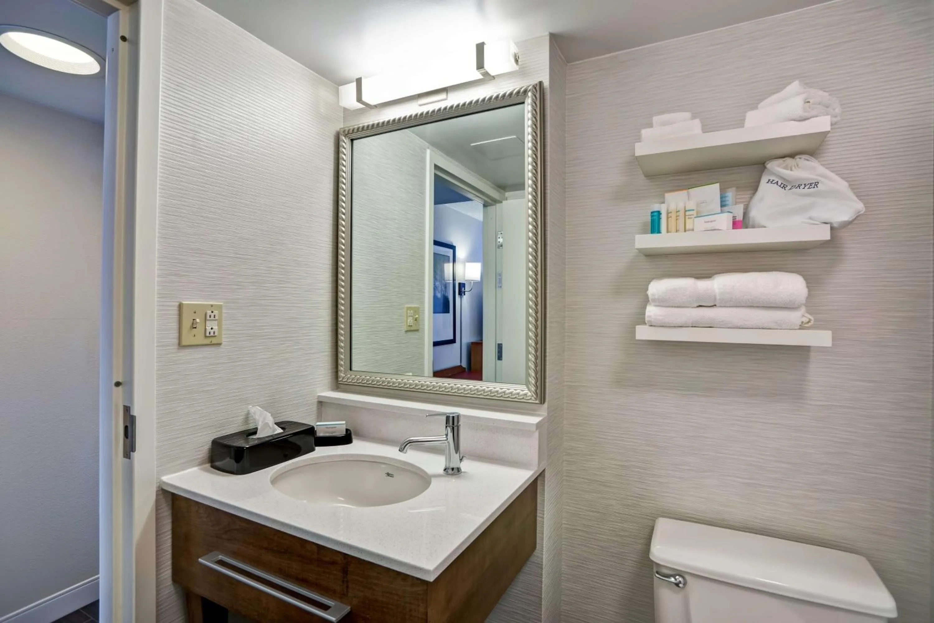 Bathroom in Hampton Inn Norfolk-Naval Base