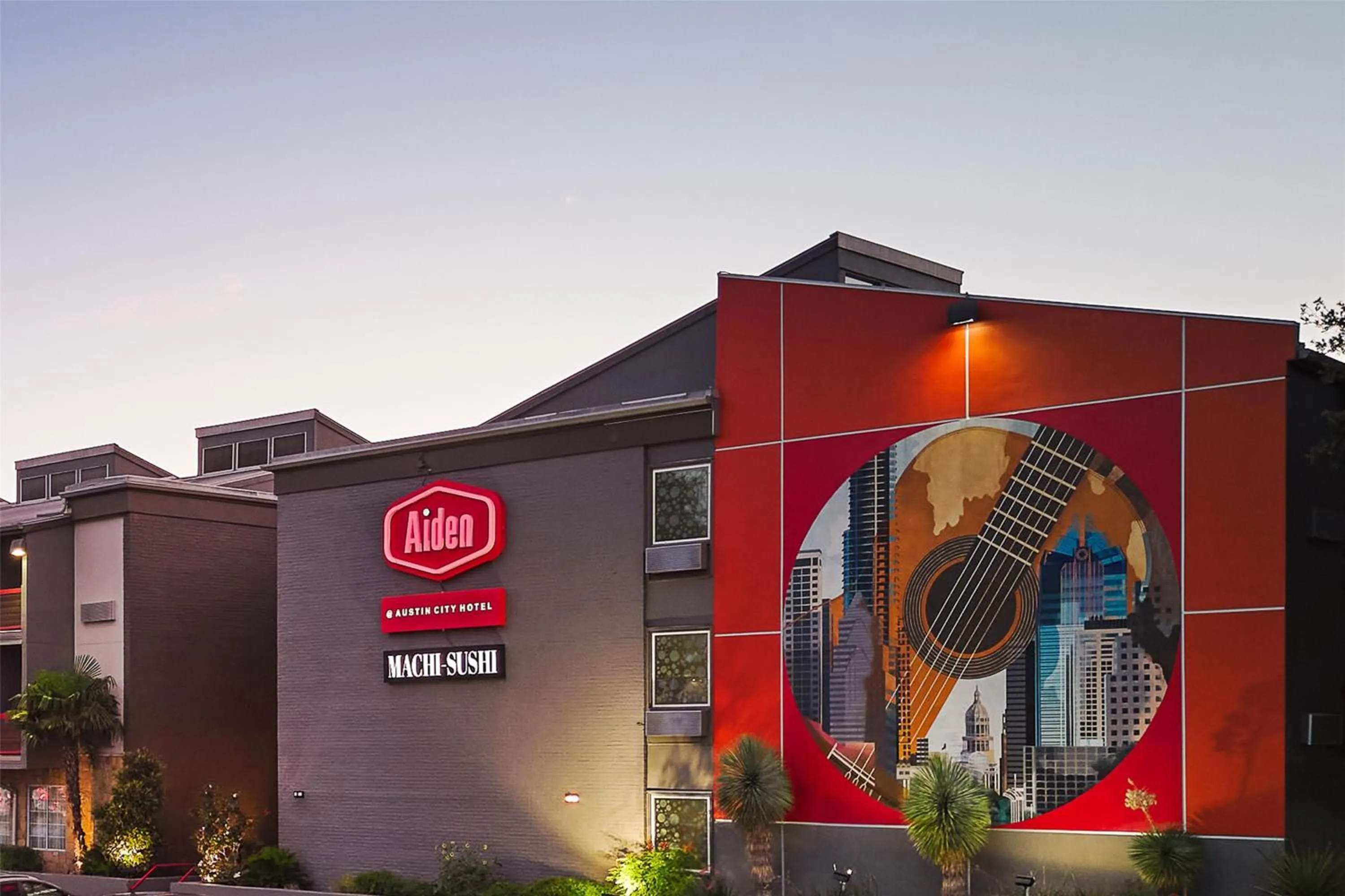 Property building in Aiden Austin City Hotel