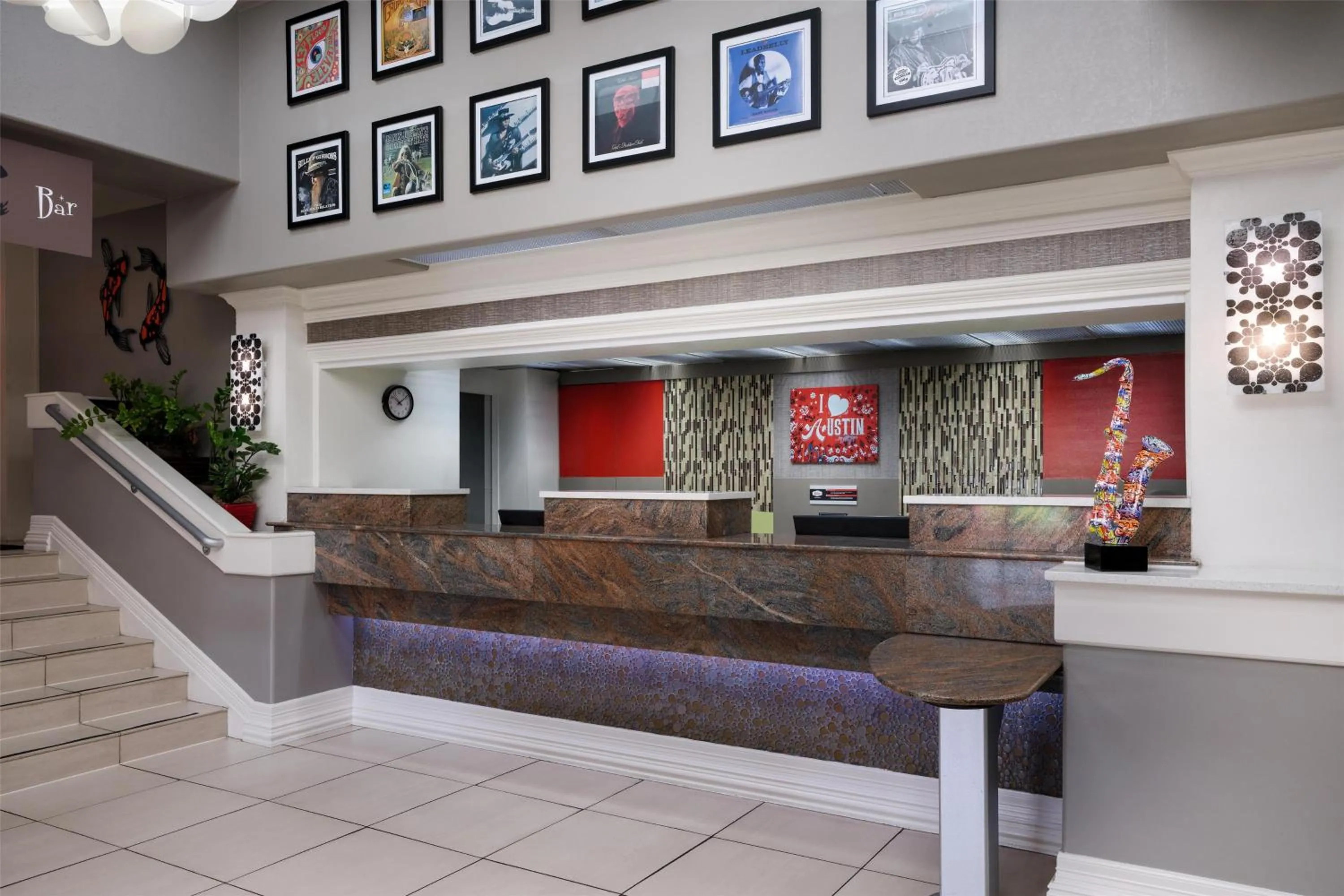 Lobby or reception in Aiden Austin City Hotel