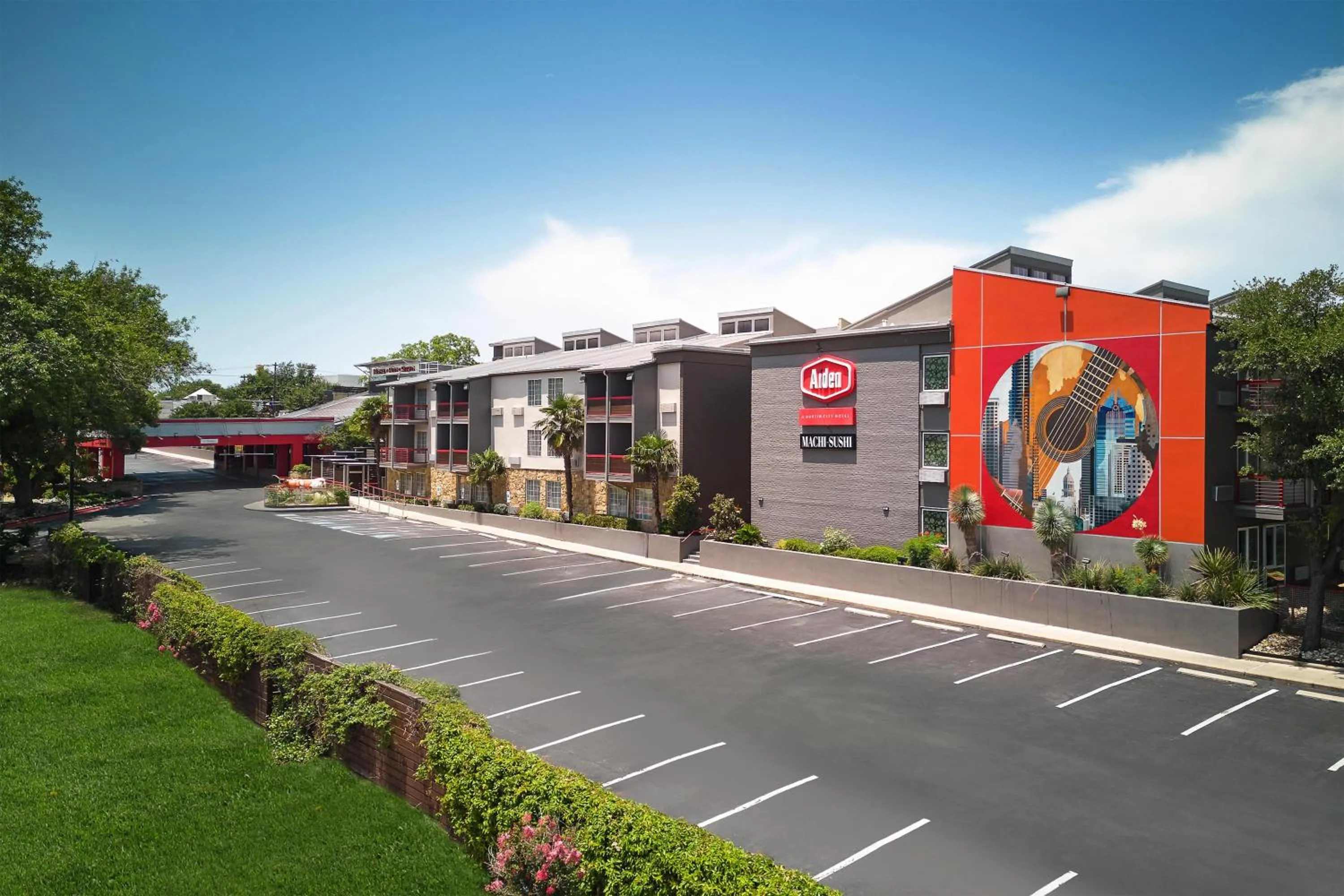 Property building in Aiden Austin City Hotel