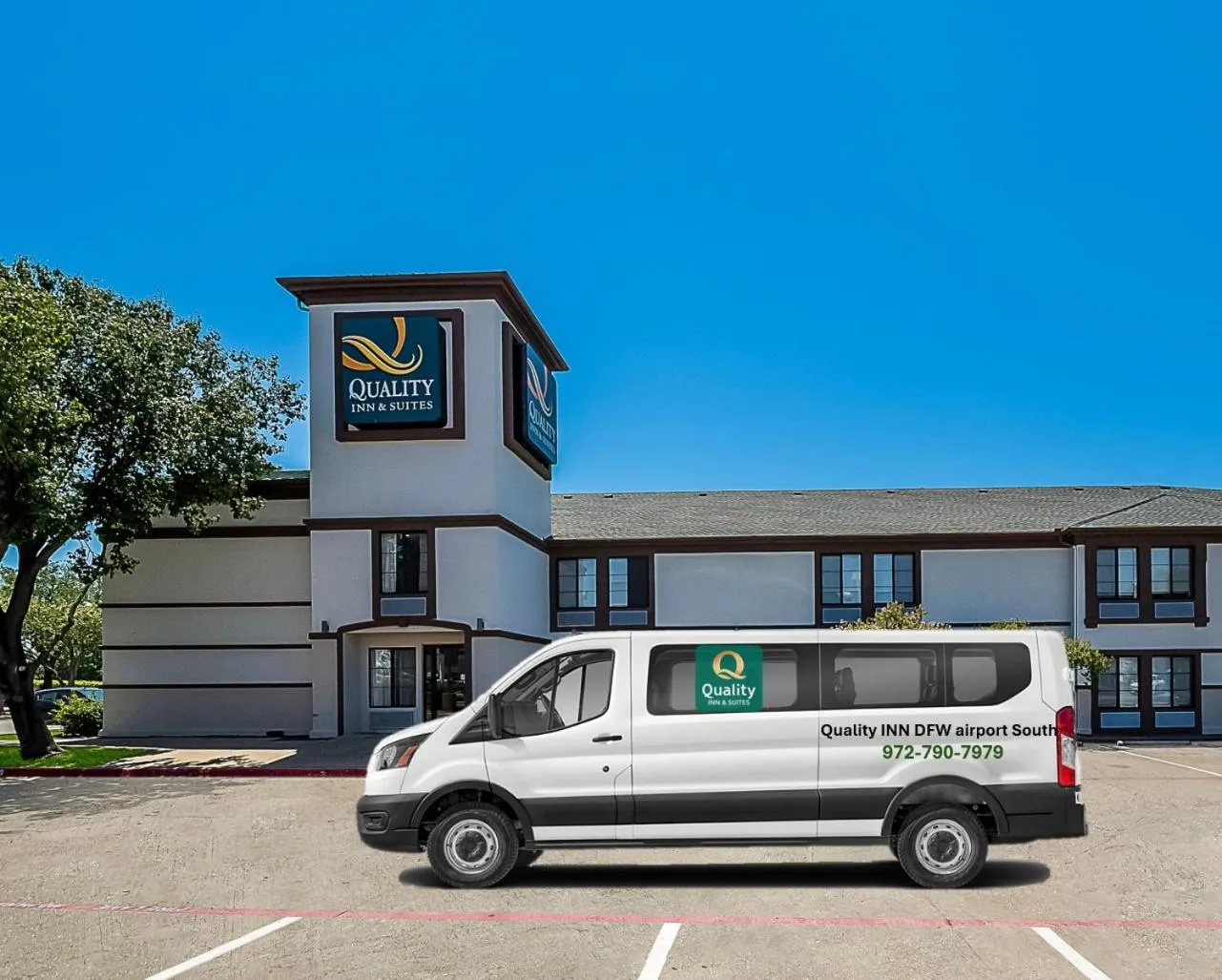 Property building in Quality Inn & Suites Irving DFW Airport South