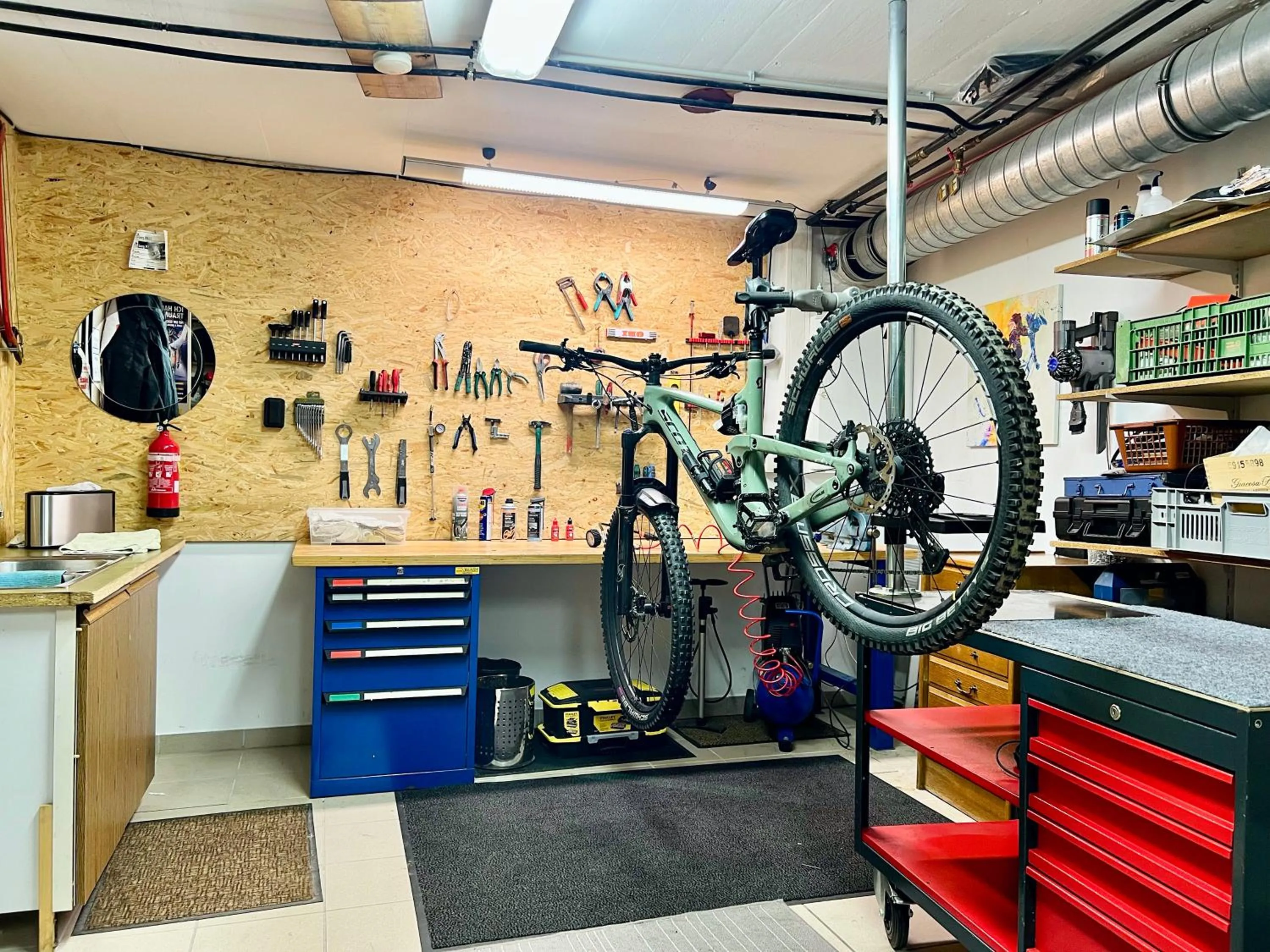 Cycling in Apartment Pale