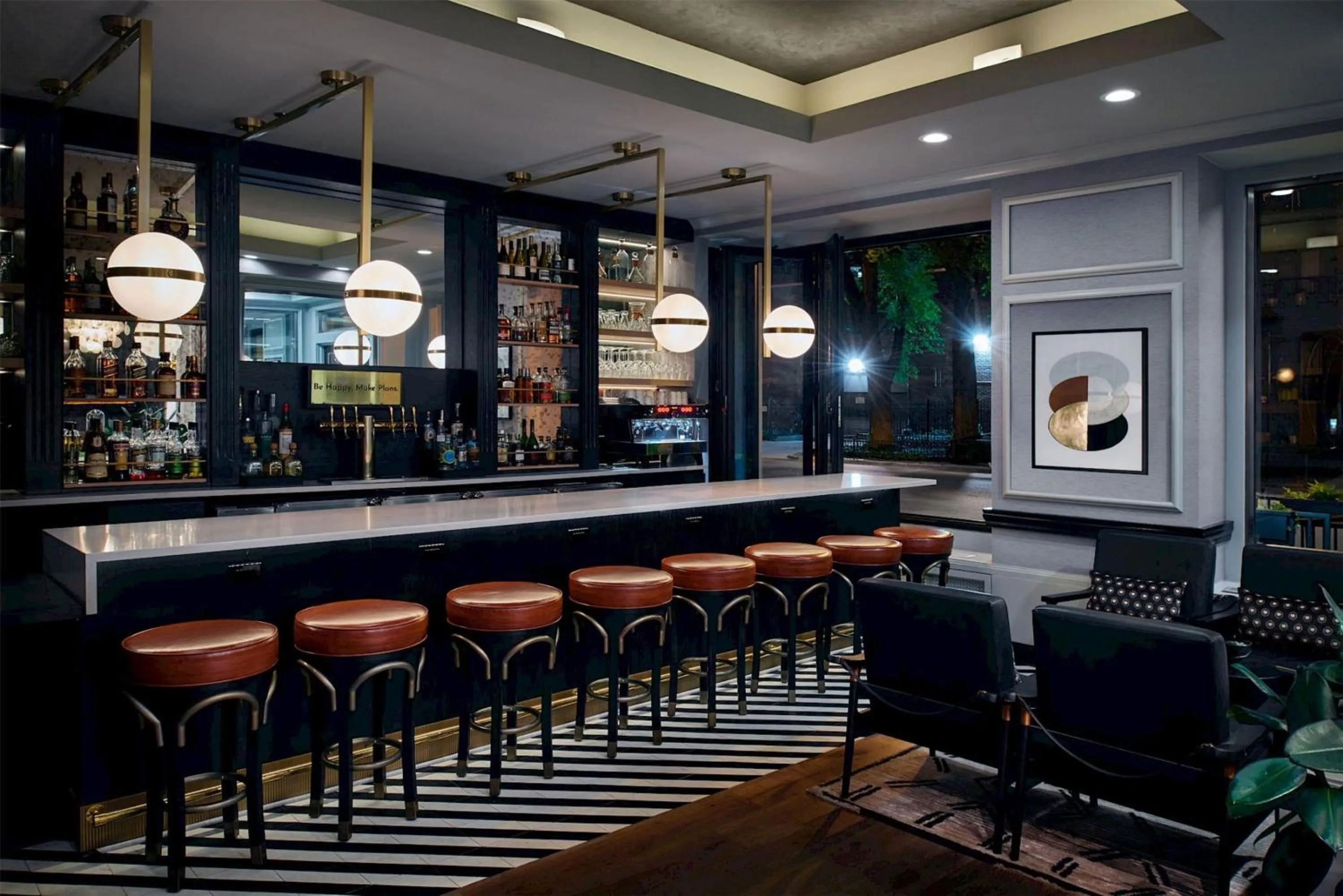 Lounge or bar in Claridge House Chicago, Tapestry Collection by Hilton