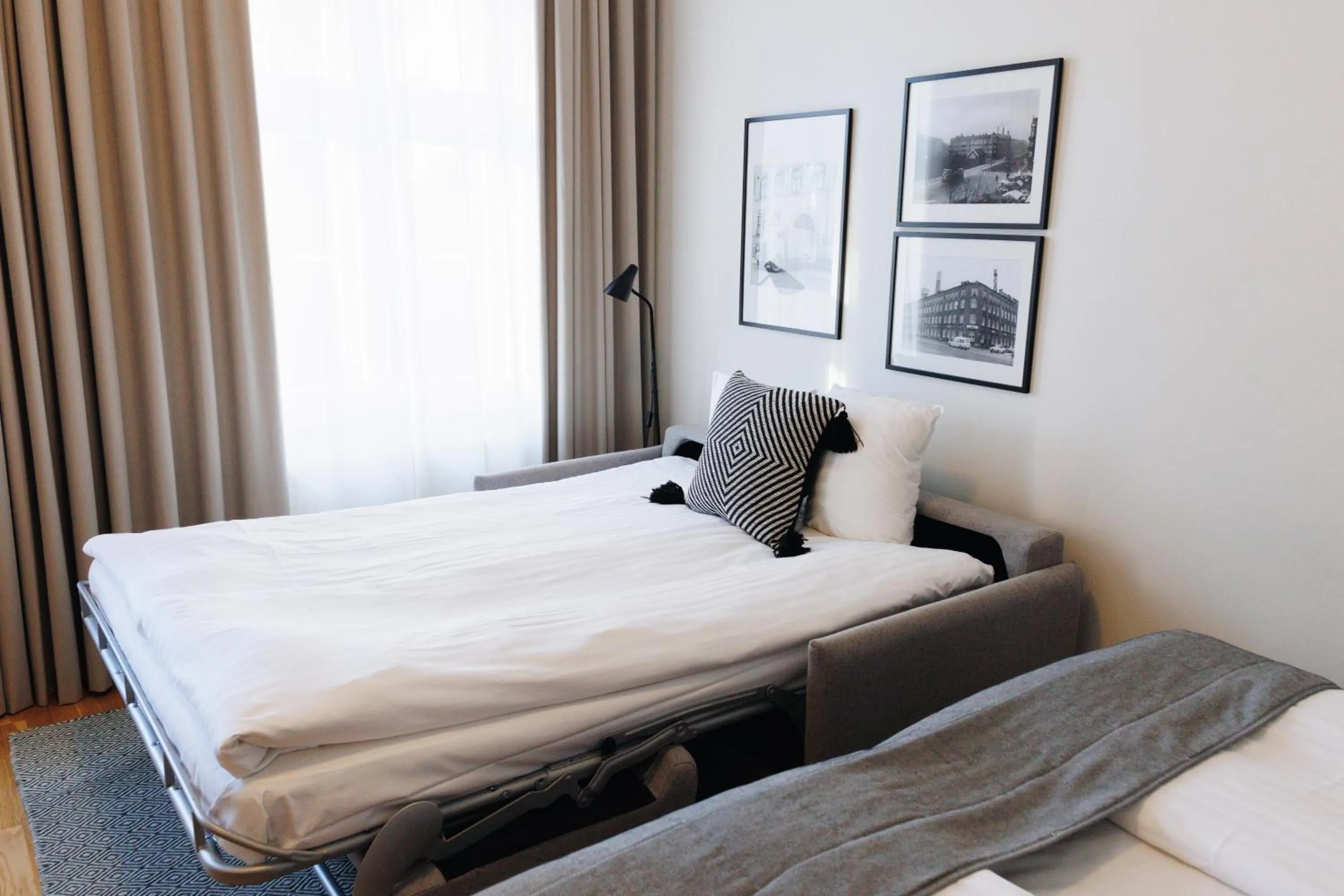 Bed in The More Hotel Mazetti