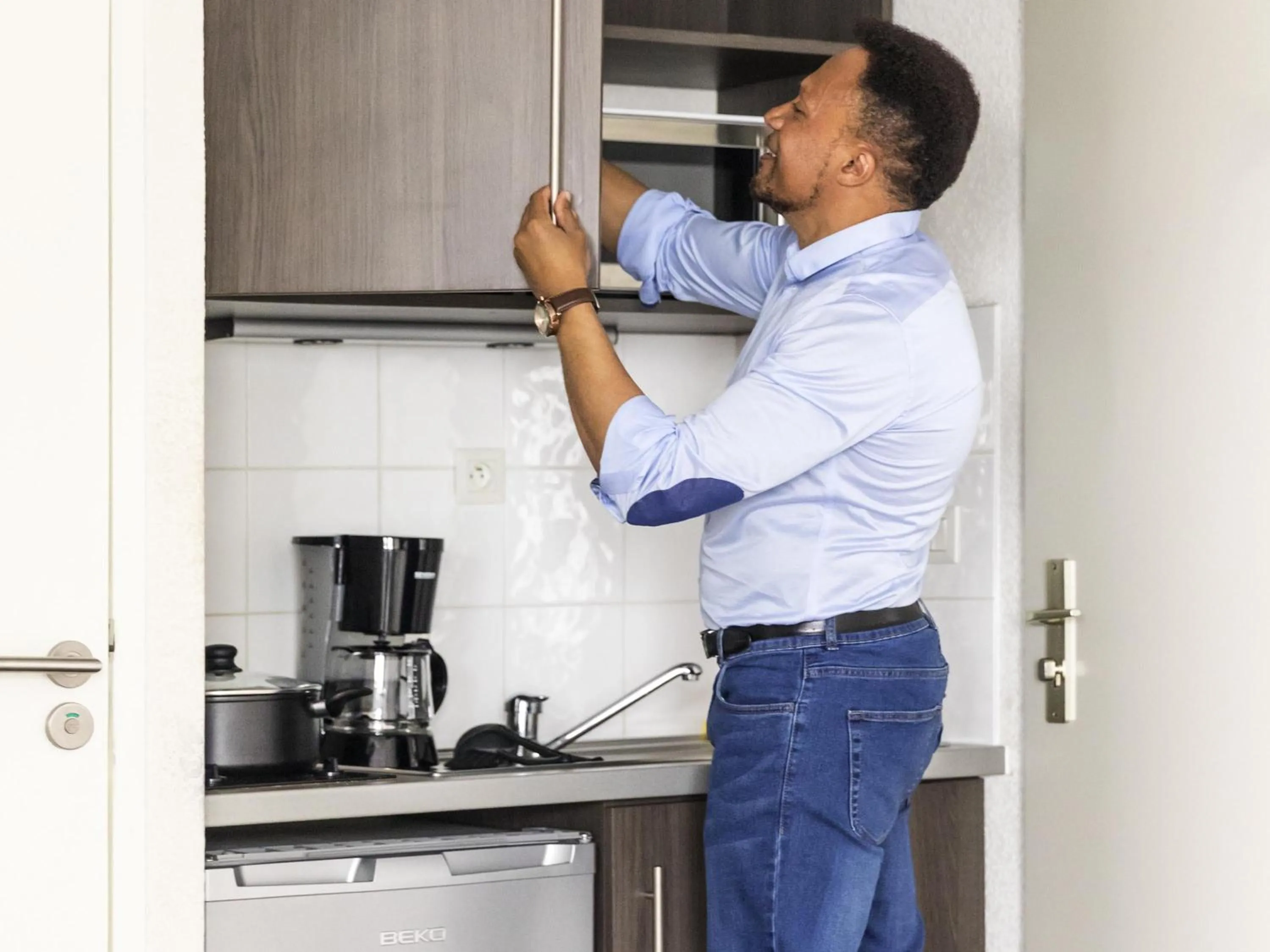 Bedroom in Aparthotel Adagio Access Orléans