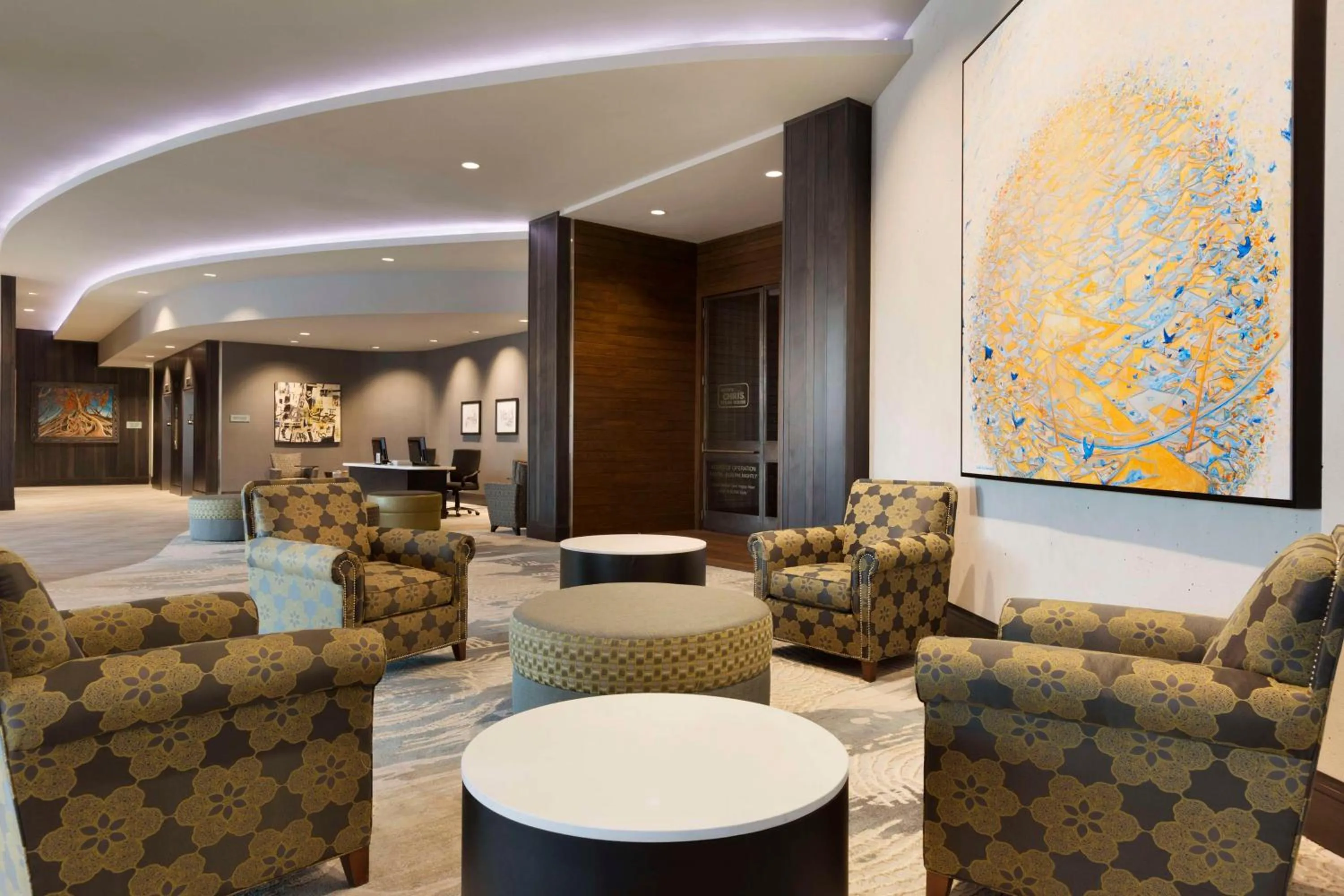Lobby or reception in Embassy Suites by Hilton Greenville Downtown Riverplace
