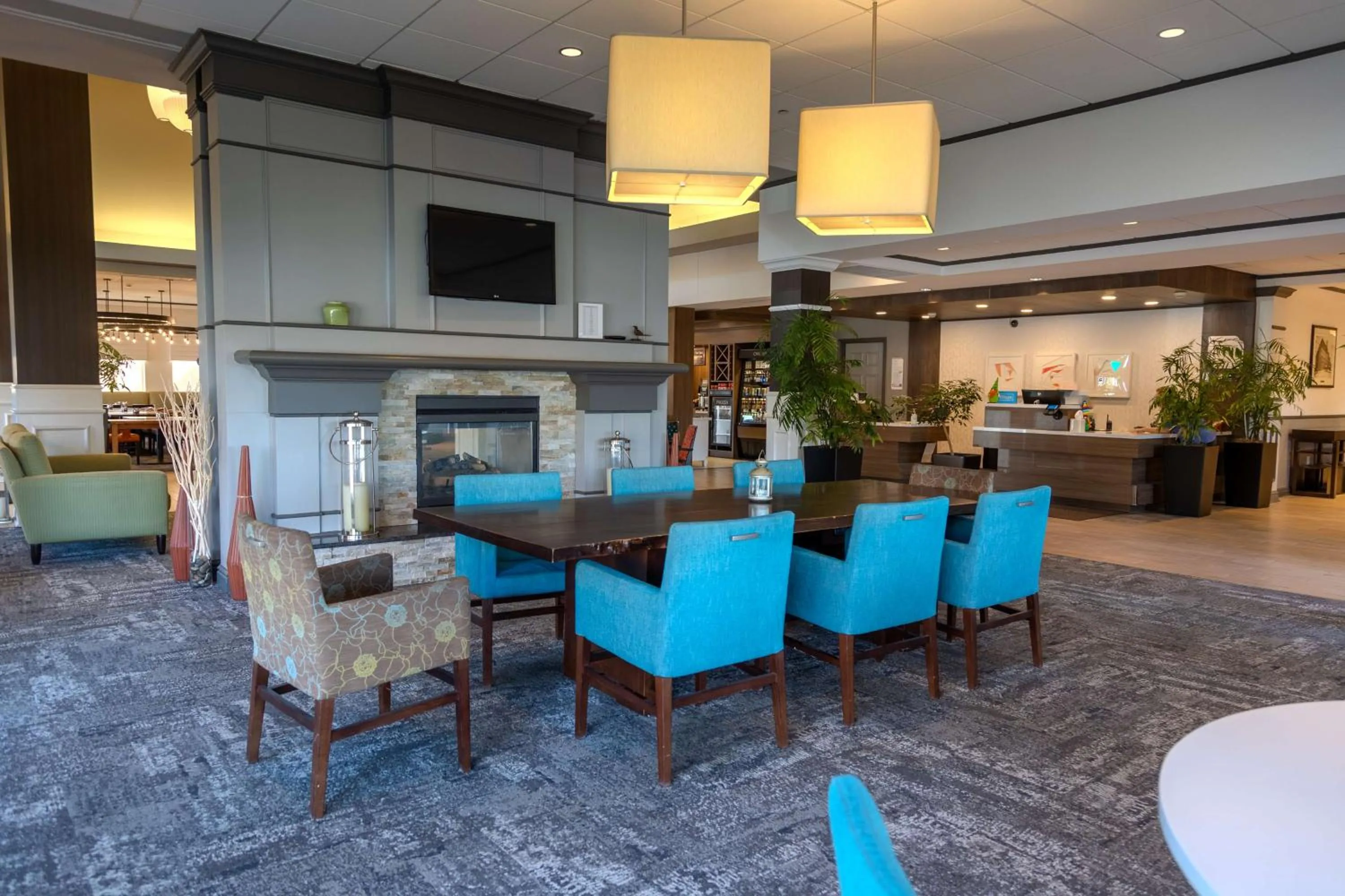 Lobby or reception in Hilton Garden Inn Pittsburgh/Southpointe