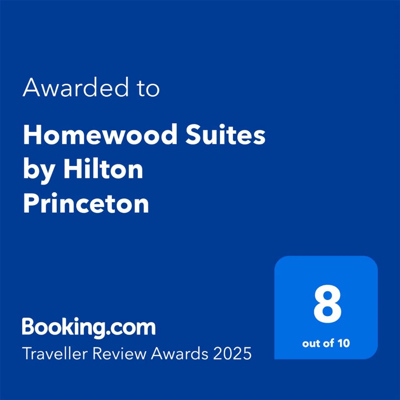 Certificate/Award in Homewood Suites by Hilton Princeton