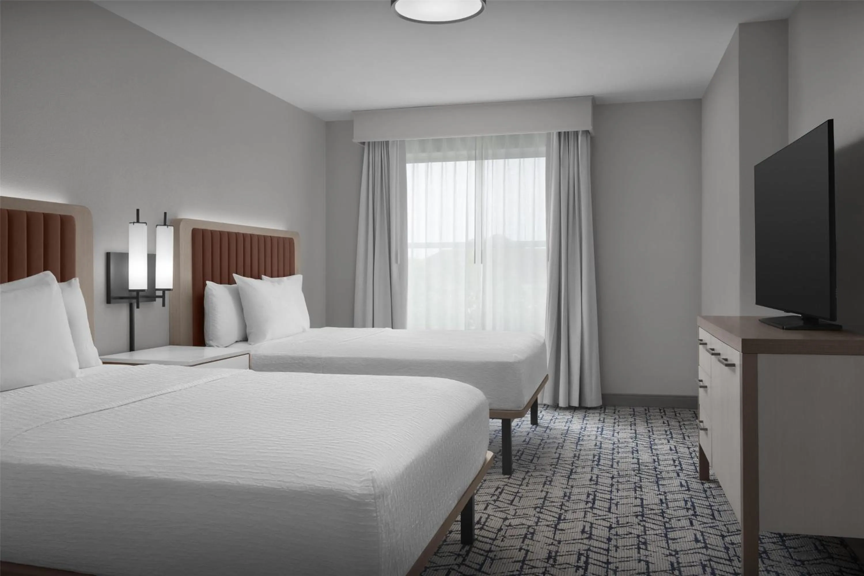 Bed in Homewood Suites by Hilton Princeton