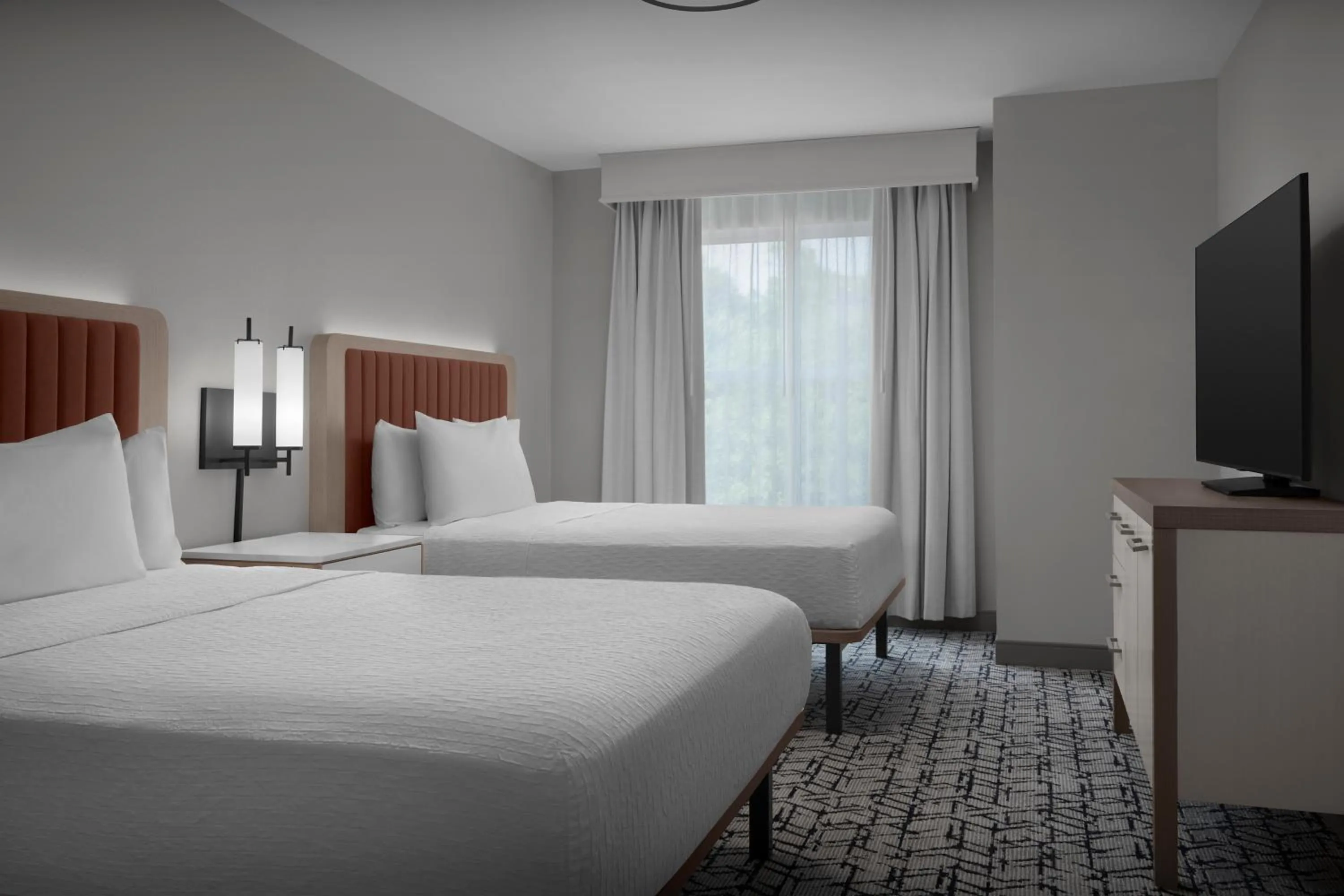 Bed in Homewood Suites by Hilton Princeton