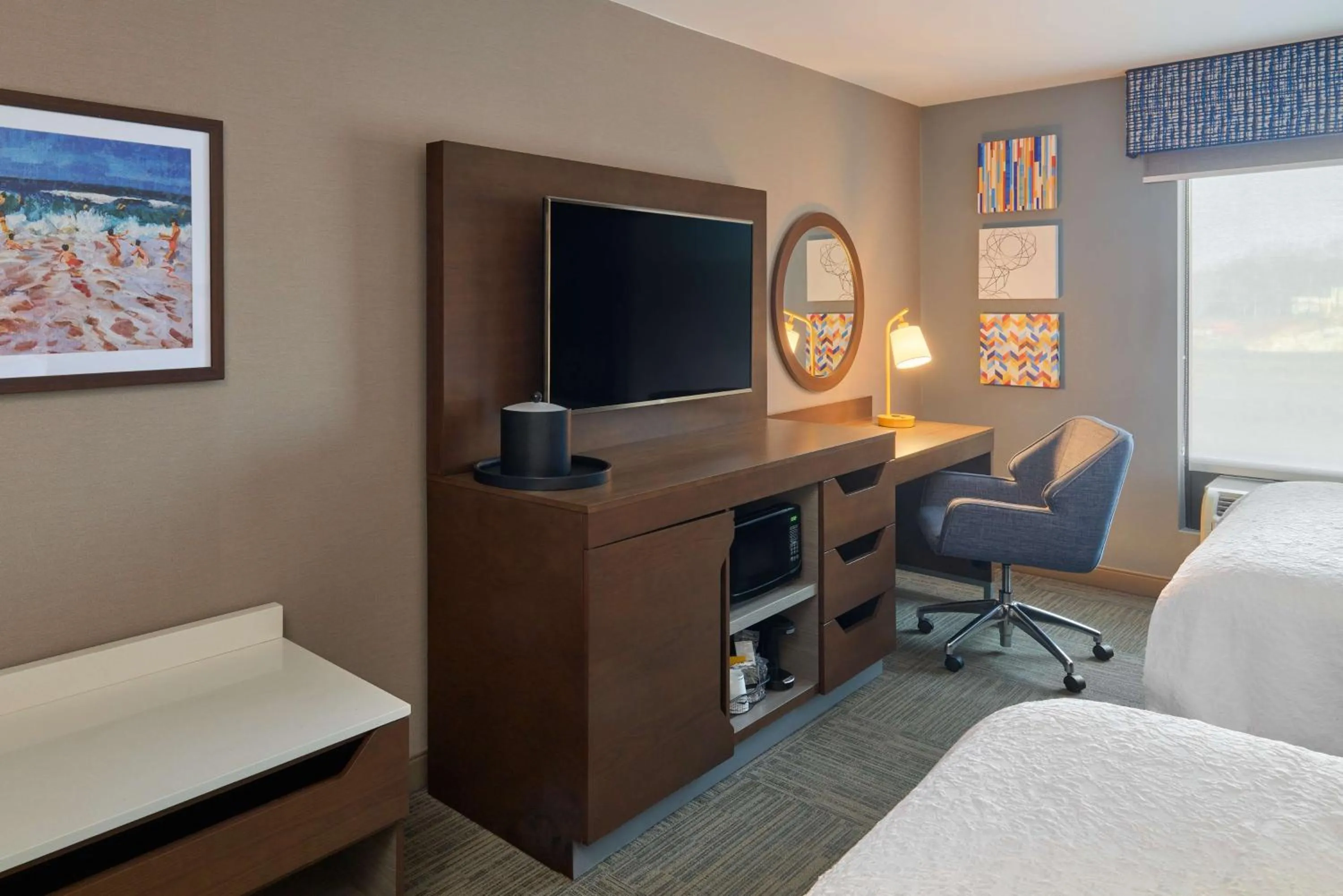 Bedroom, Bed in Hampton Inn & Suites Providence / Smithfield
