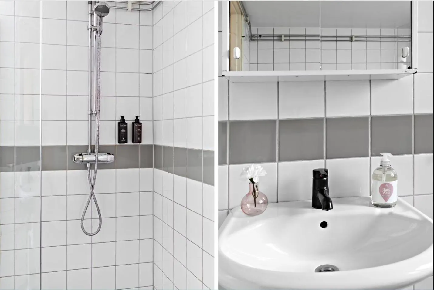 Shower in Forenom Hotels & Apartments Stockholm Alvik