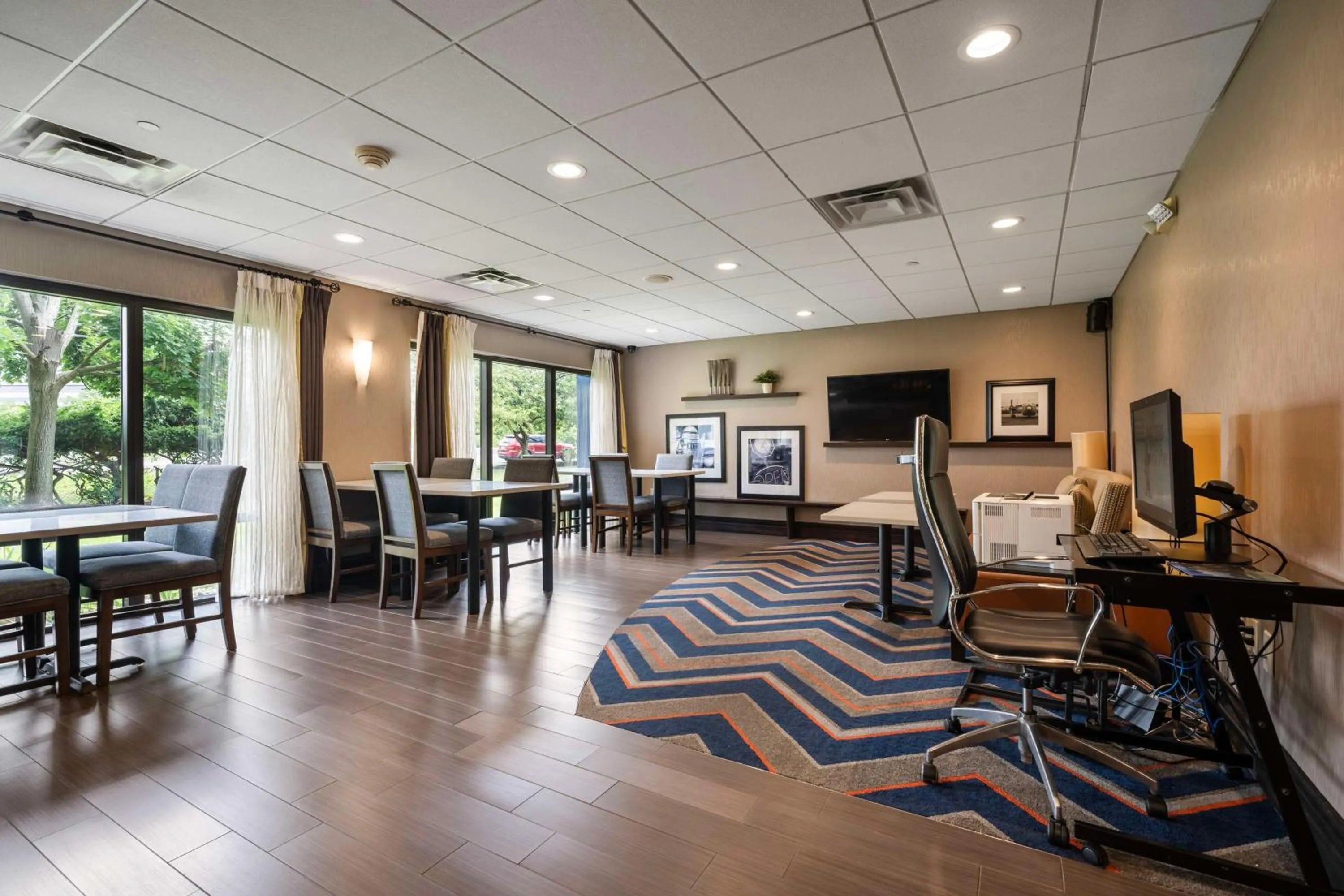 Lobby or reception in Hampton Inn Ridgefield Park