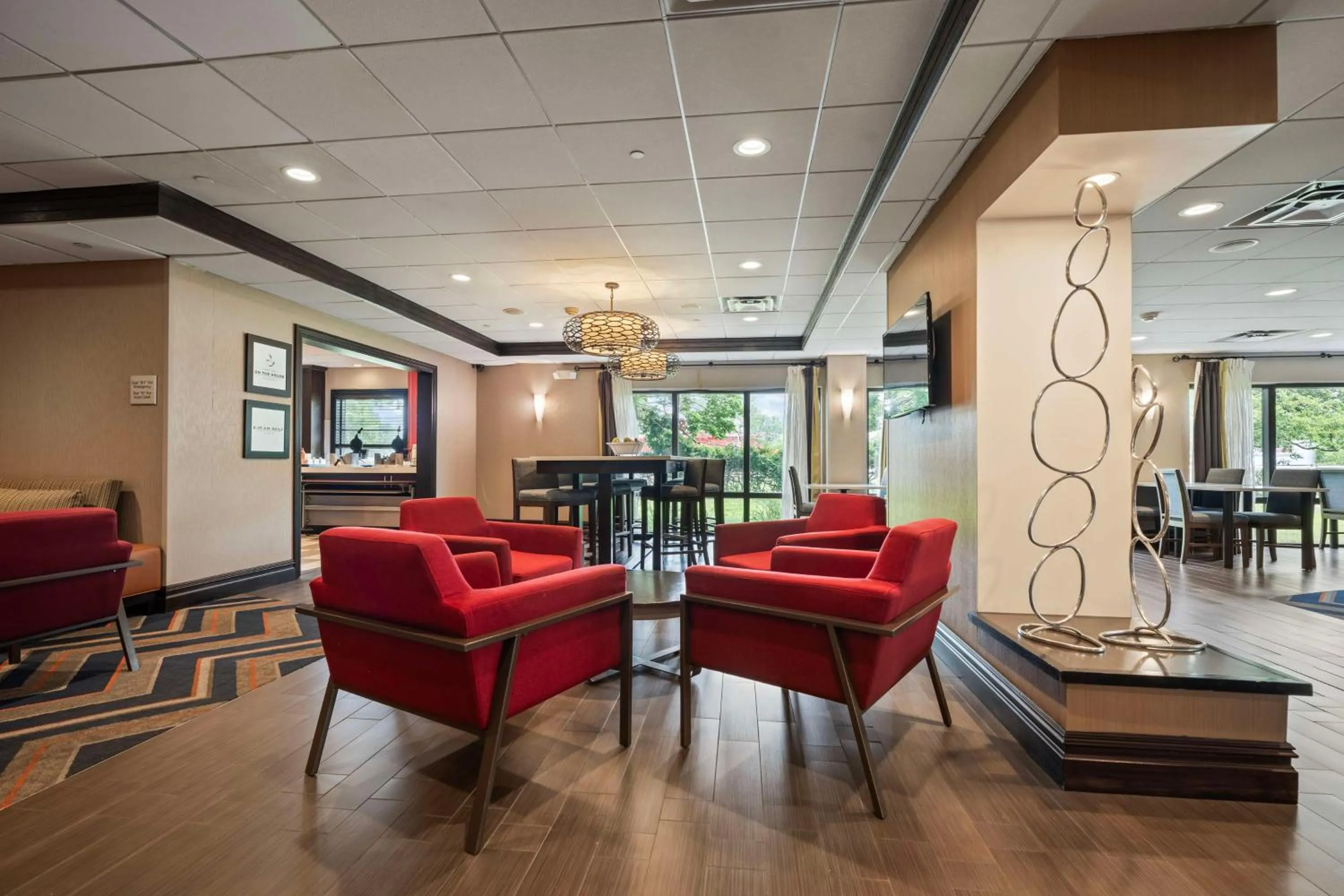 Lobby or reception in Hampton Inn Ridgefield Park