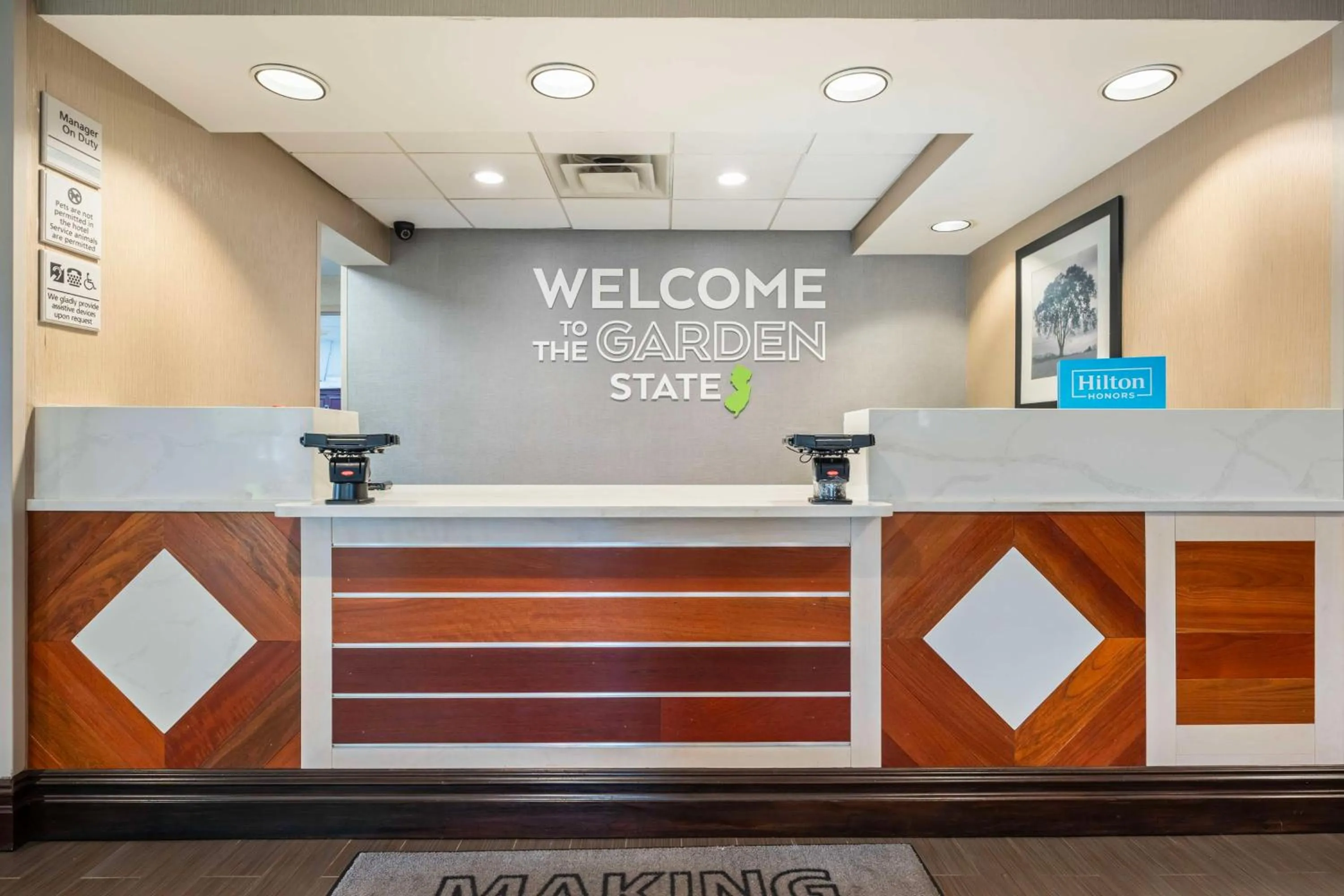 Lobby or reception in Hampton Inn Ridgefield Park