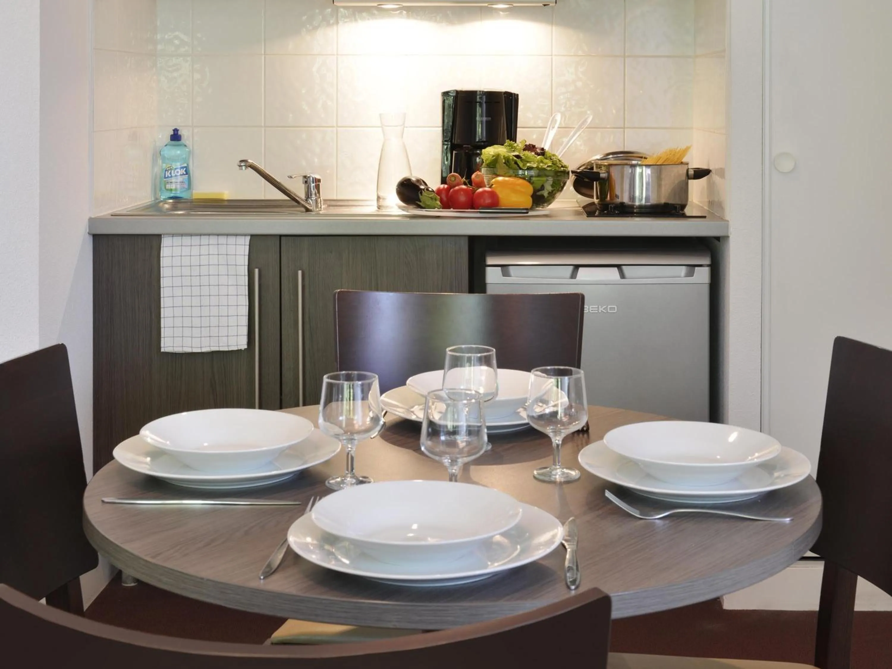 Bedroom in Aparthotel Adagio Access Toulouse St Cyprien