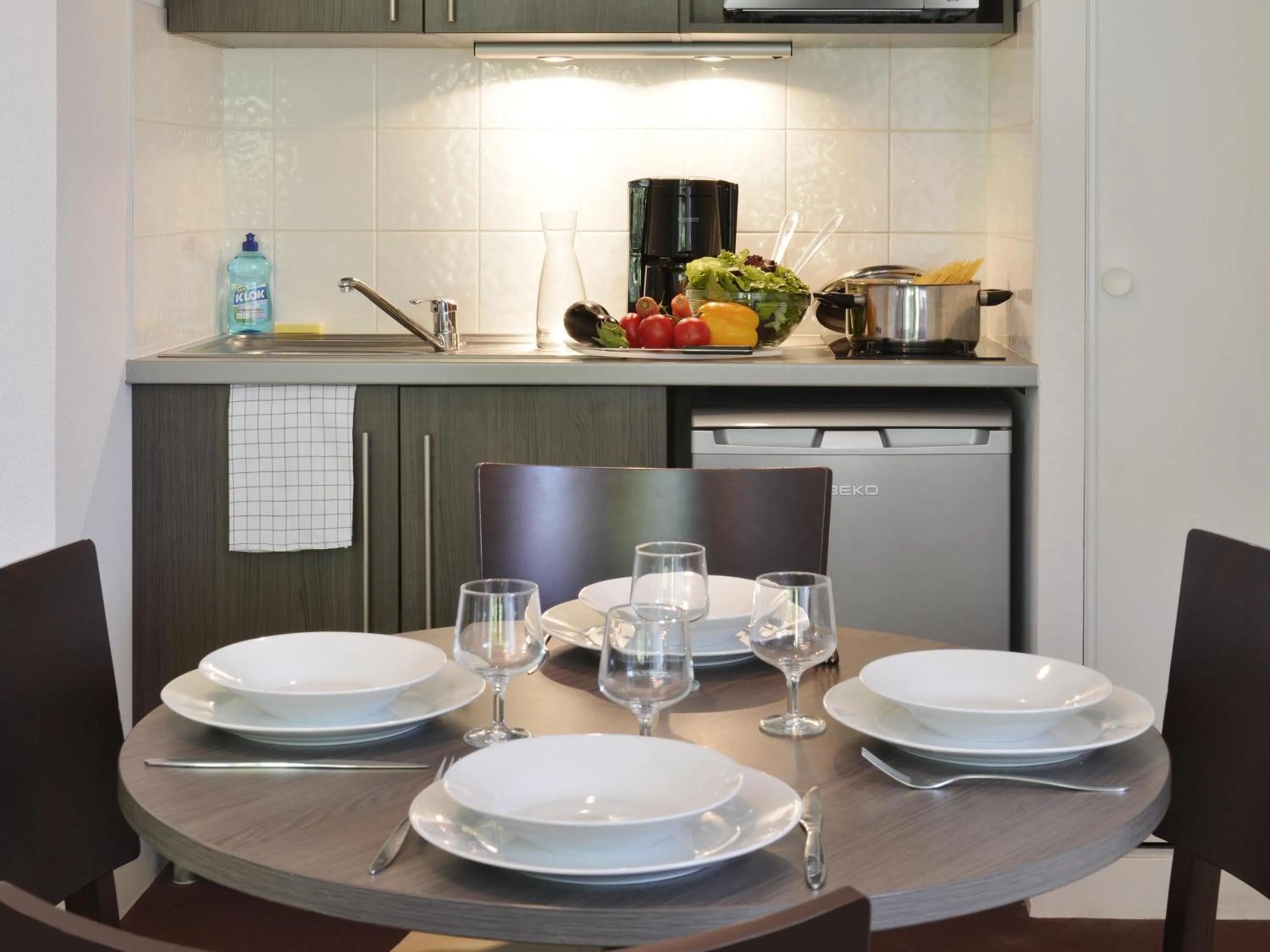 Bedroom in Aparthotel Adagio Access Toulouse St Cyprien